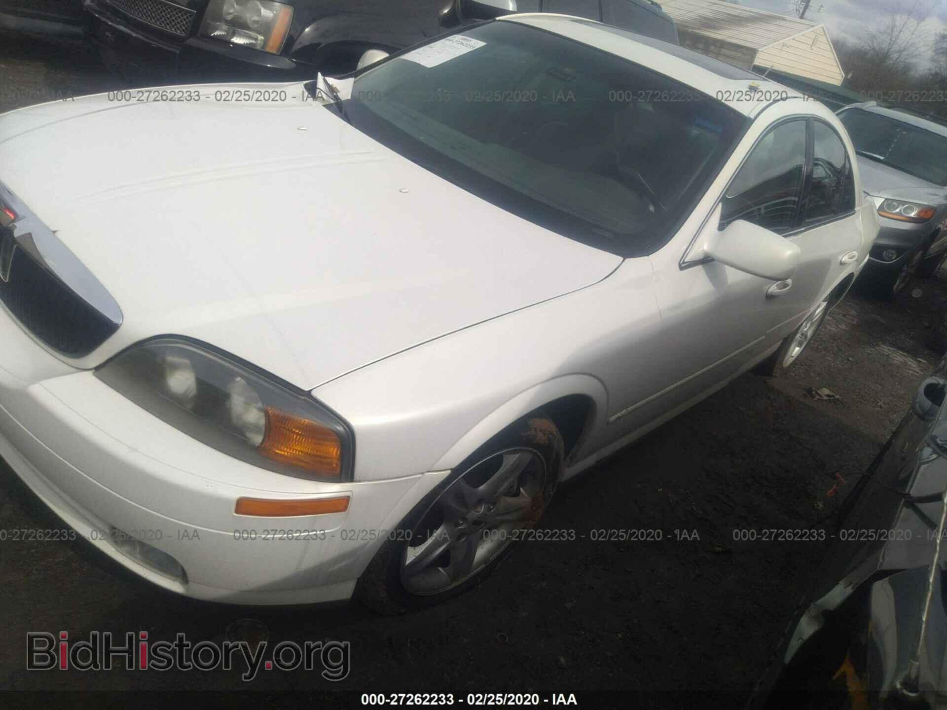 2000 LINCOLN LS - VIN: 1LNHM87A7YY782908 - Фото 2