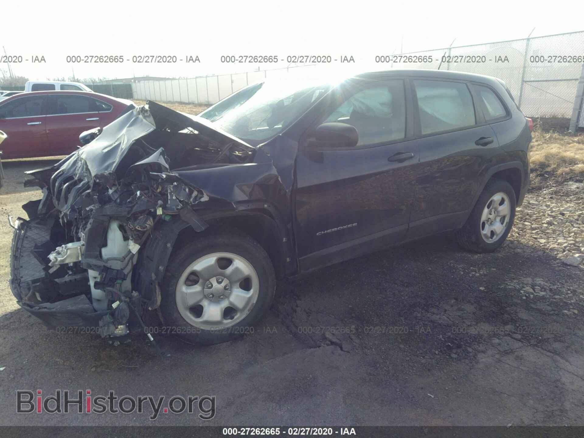 2014 JEEP CHEROKEE - VIN: 1C4PJLAB8EW283748 - Фото 2