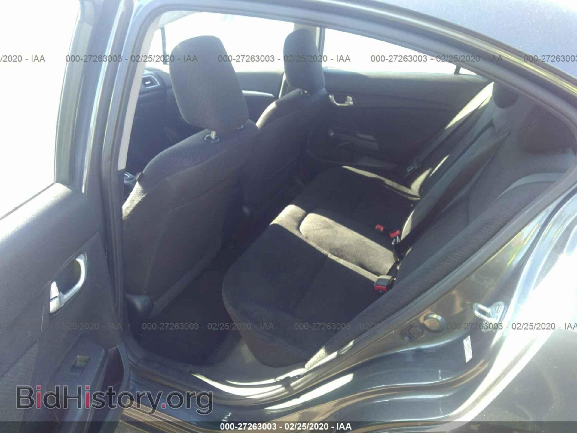 2013 HONDA CIVIC - VIN: 2HGFB2F85DH541108 - Фото 8