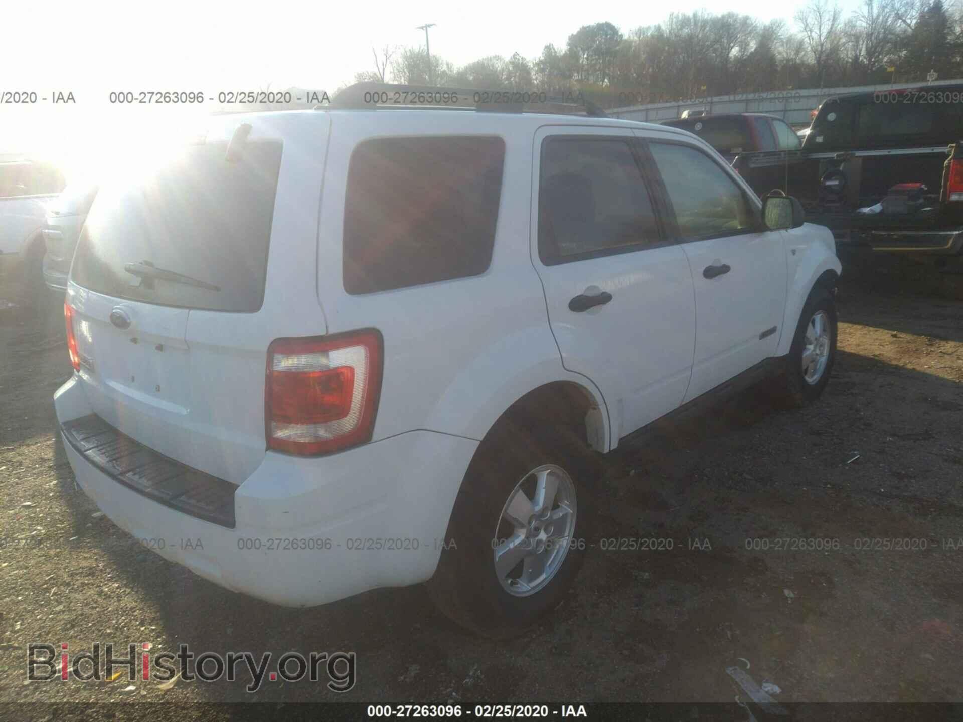 2008 FORD ESCAPE - VIN: 1FMCU03188KD90377 - Фото 4