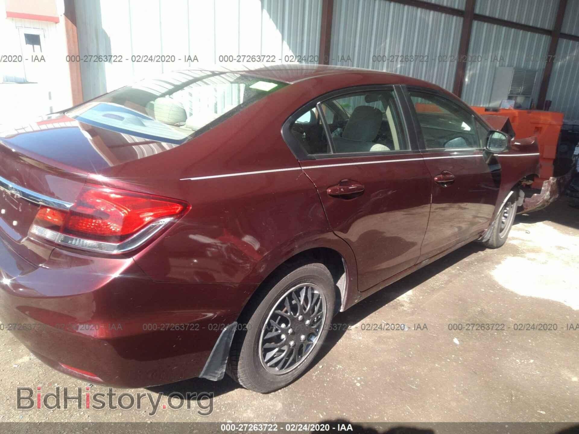 2013 HONDA CIVIC - VIN: 19XFB2F55DE219603 - Фото 4