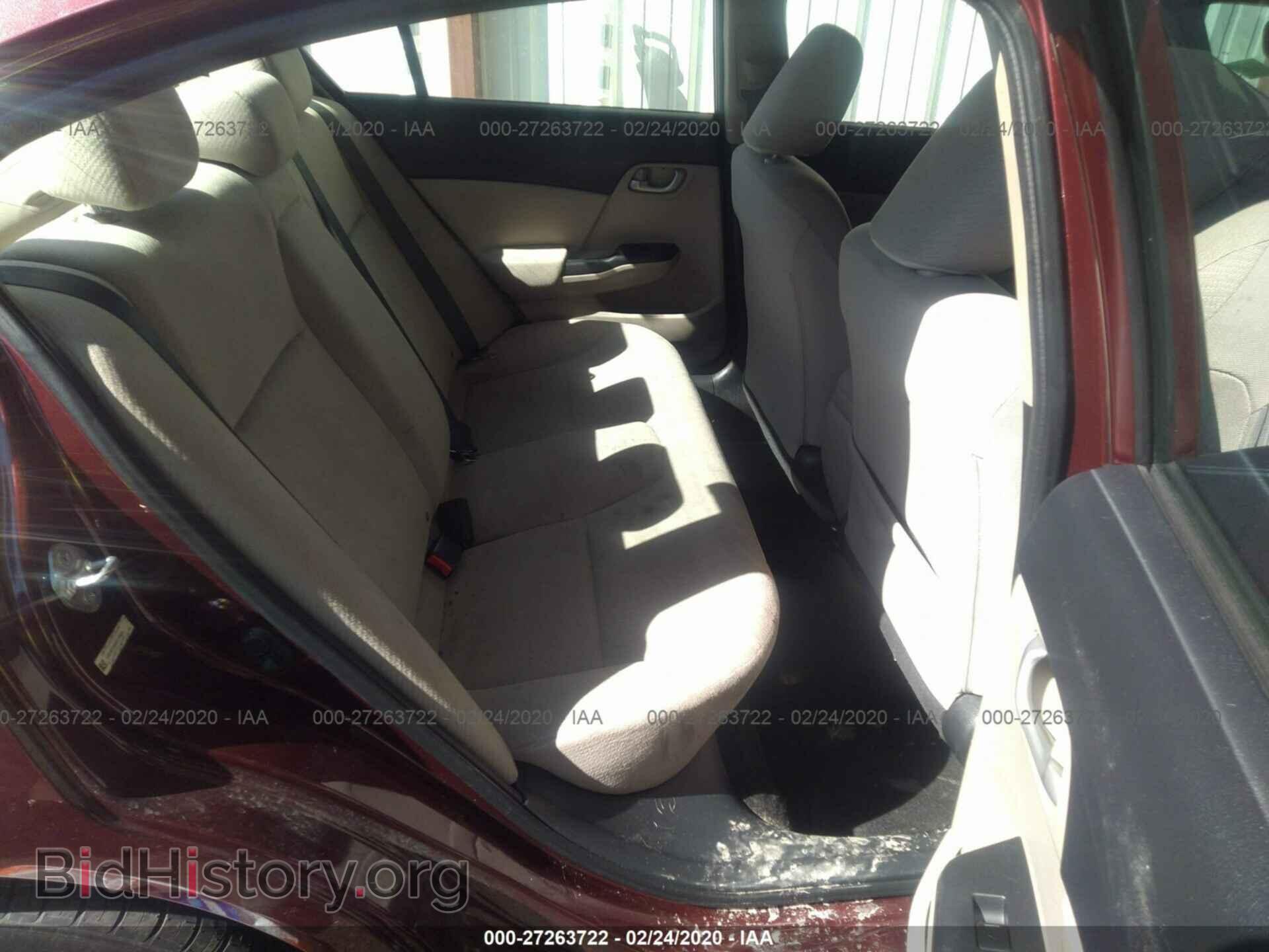 2013 HONDA CIVIC - VIN: 19XFB2F55DE219603 - Фото 8