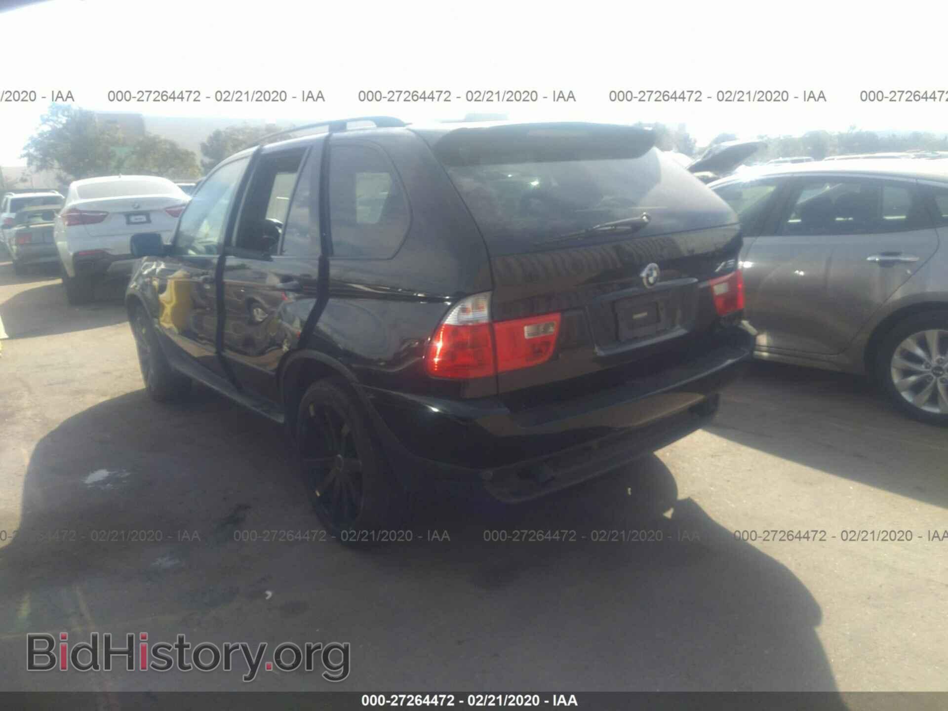 2005 BMW X5 - VIN: 5UXFA13555LY02813 - Фото 3