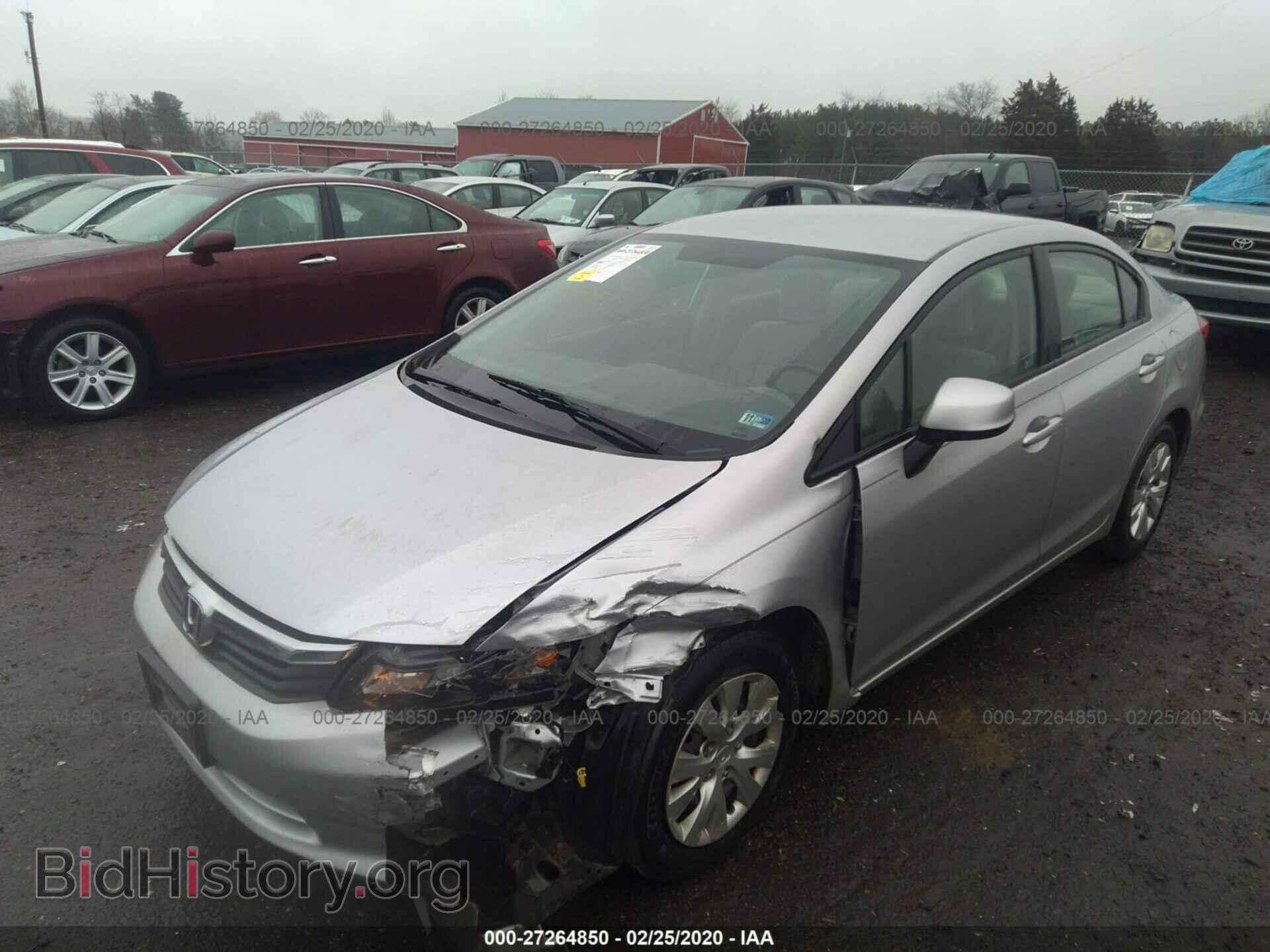 2012 HONDA CIVIC - VIN: 19XFB2F58CE089136 - Фото 2