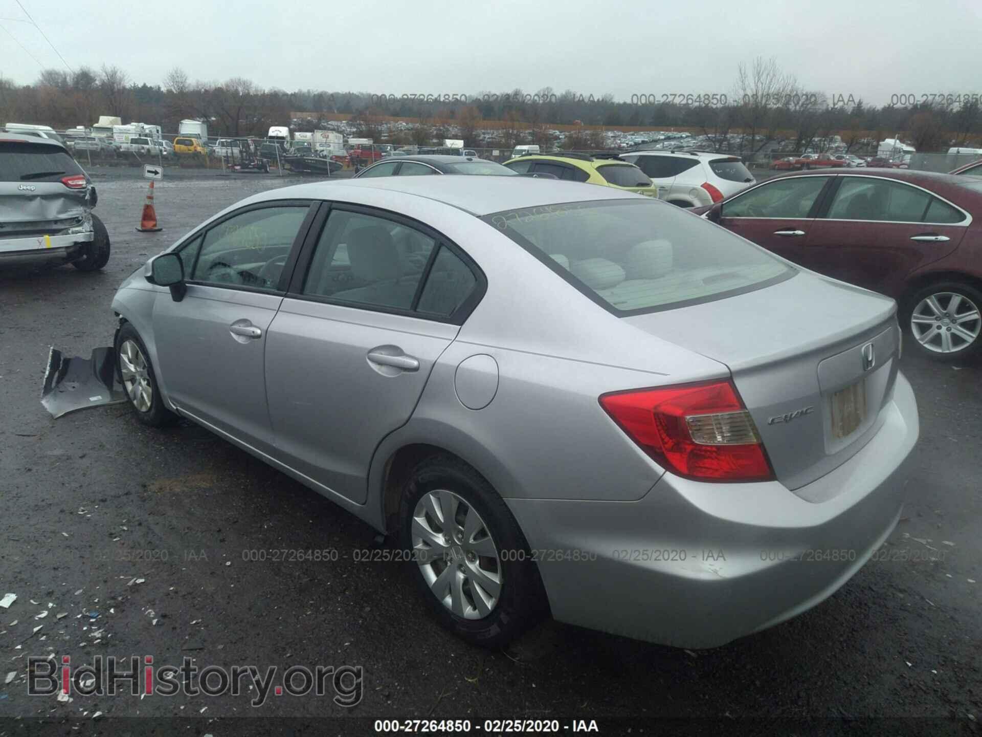 2012 HONDA CIVIC - VIN: 19XFB2F58CE089136 - Фото 3