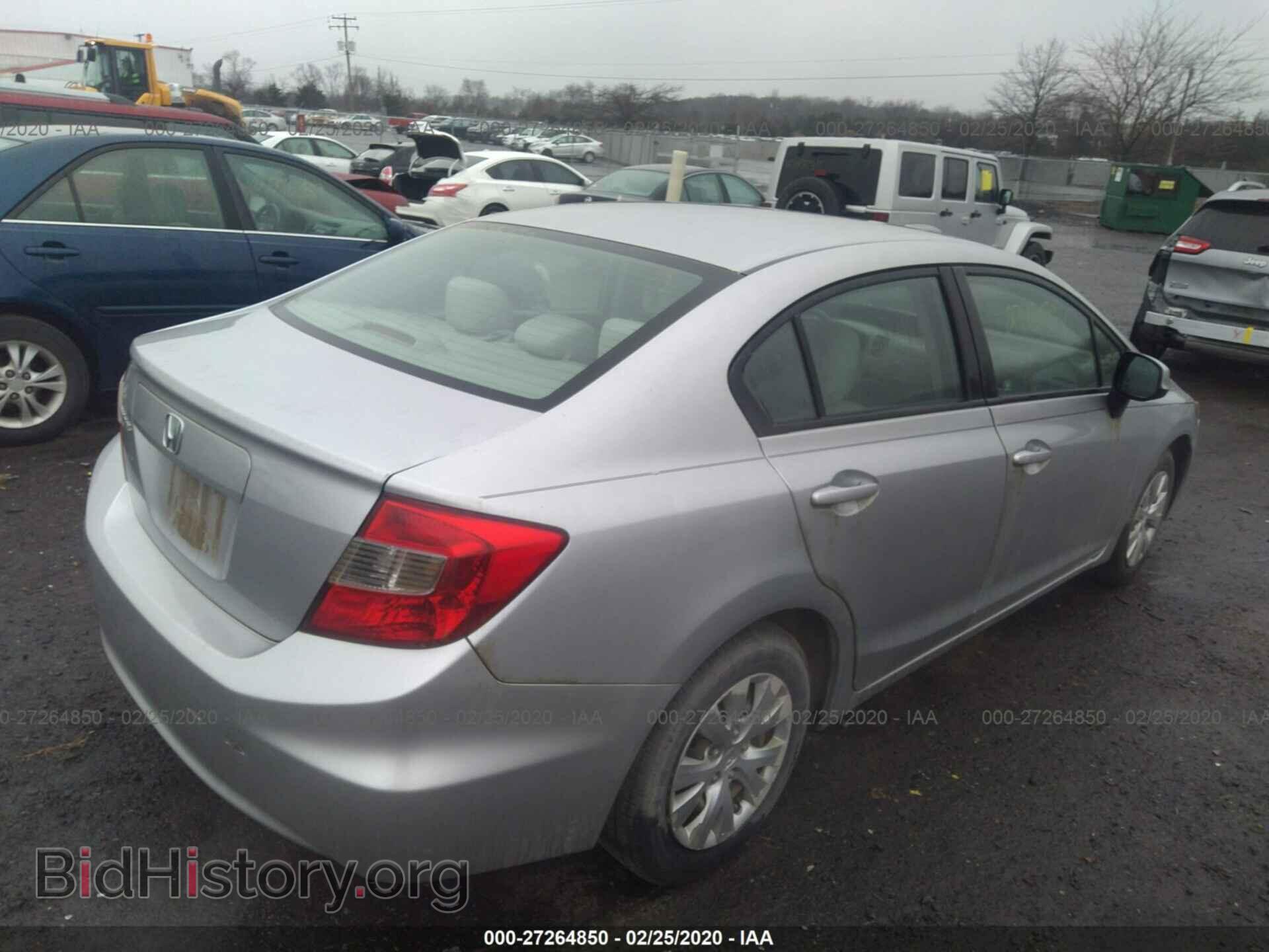 2012 HONDA CIVIC - VIN: 19XFB2F58CE089136 - Фото 4