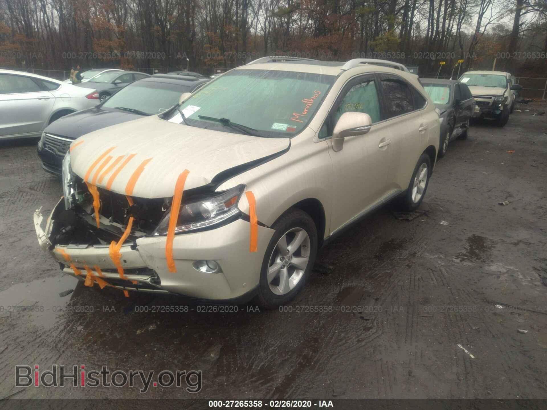 2013 LEXUS RX - VIN: 2T2BK1BA8DC215521 - Фото 2
