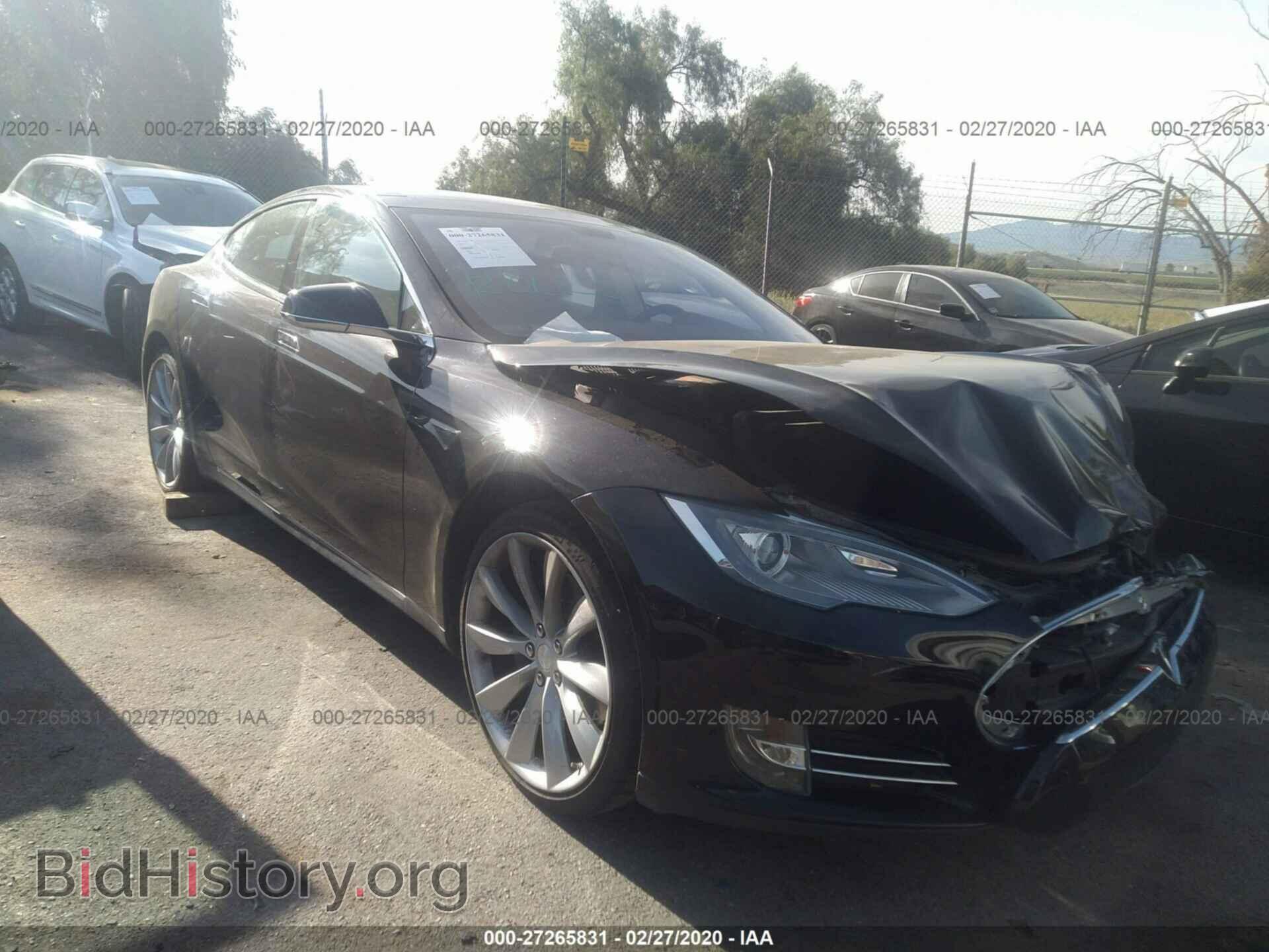 Photo 5YJSA1H19EFP35318 - TESLA MODEL S 2014
