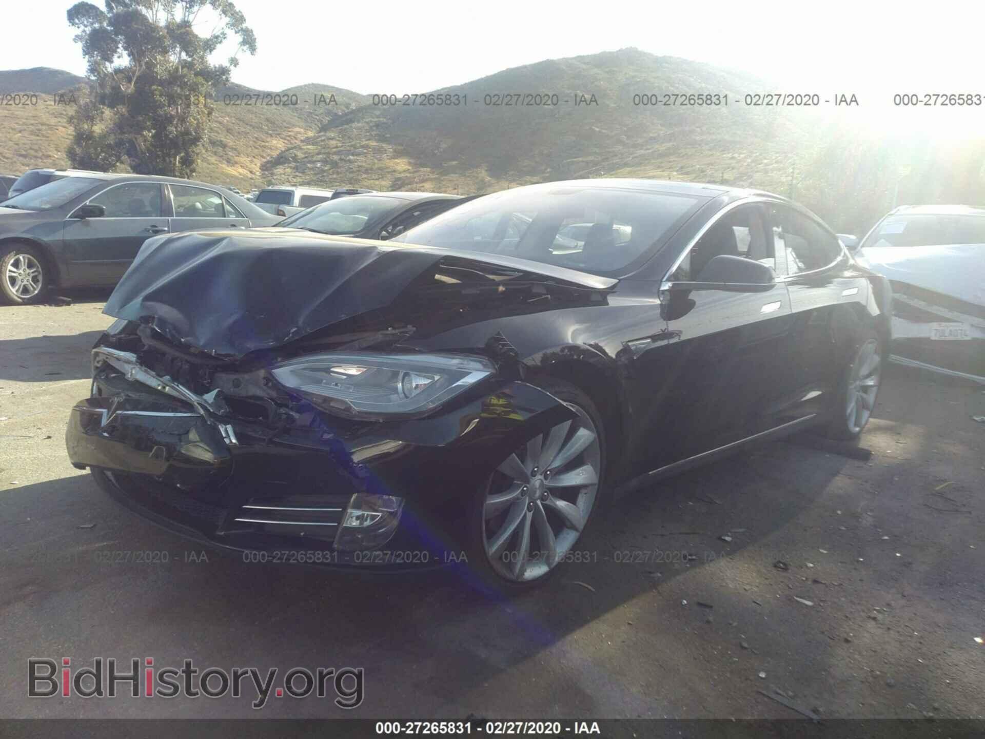 2014 TESLA MODEL S - VIN: 5YJSA1H19EFP35318 - Photo 2