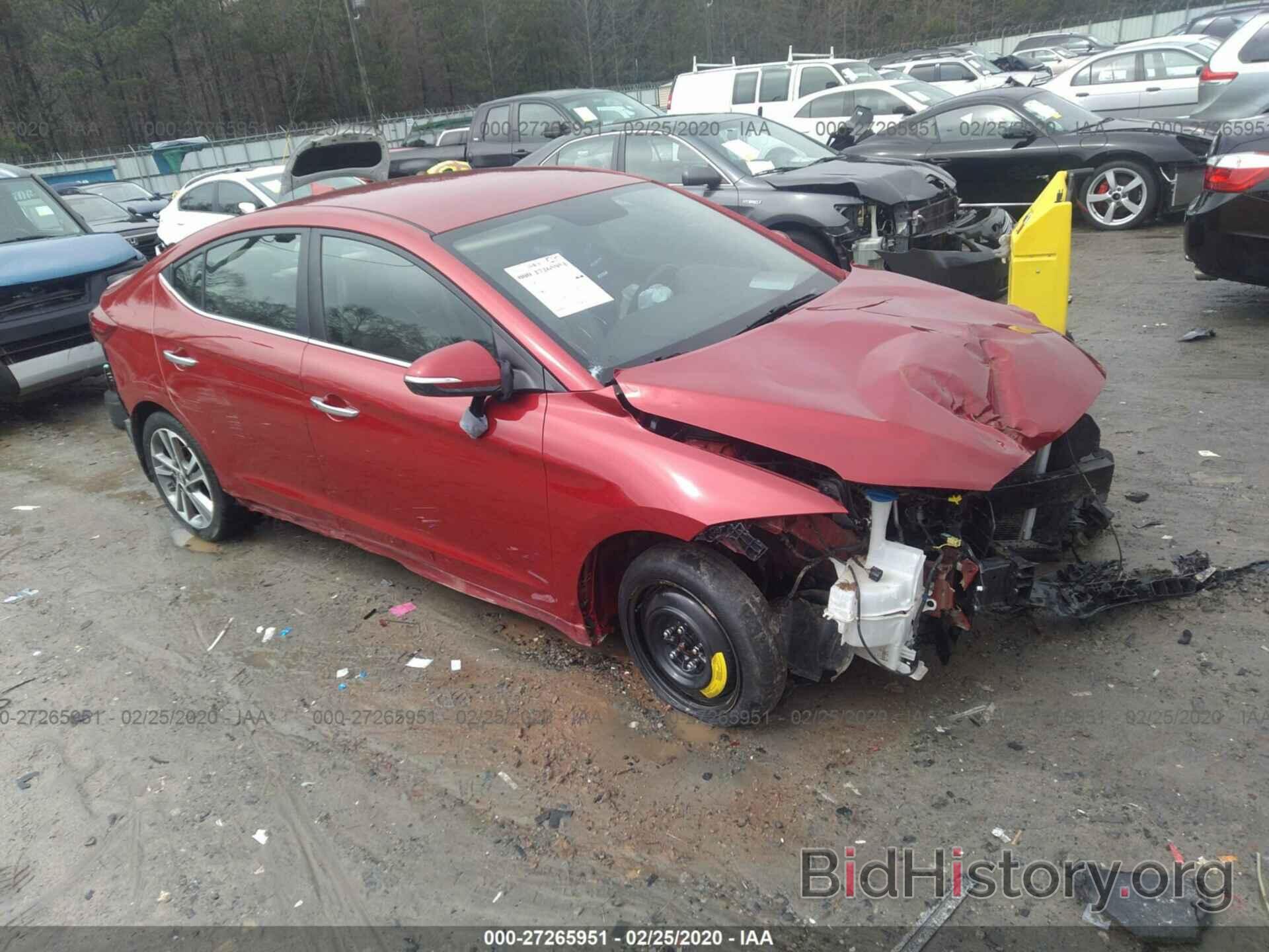 Photo 5NPD84LF7HH057585 - HYUNDAI ELANTRA 2017