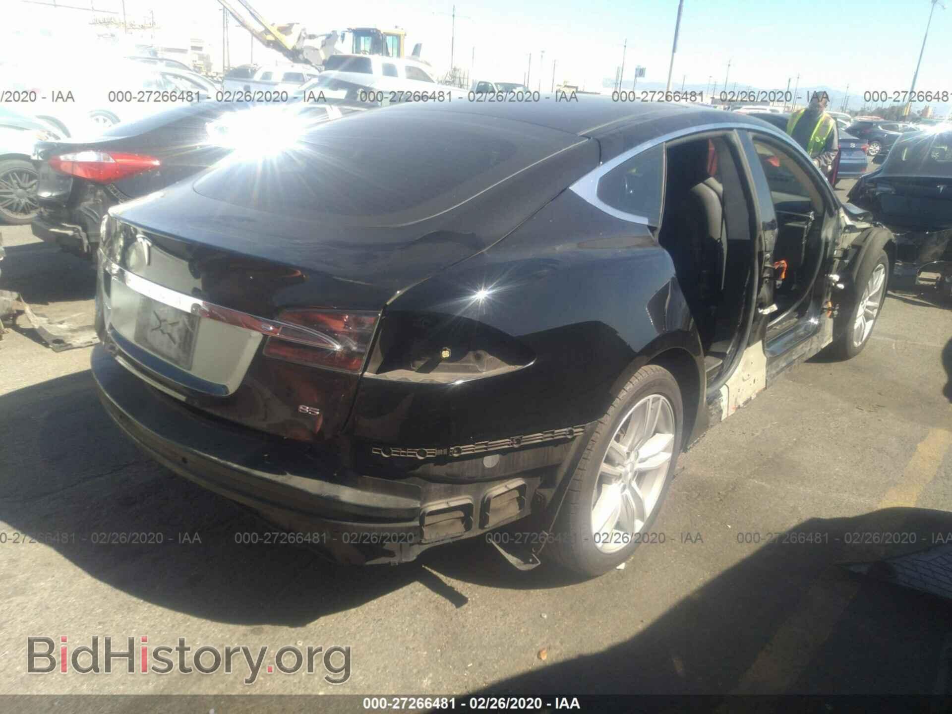 2014 TESLA MODEL S - VIN: 5YJSA1H18EFP44883 - Фото 4