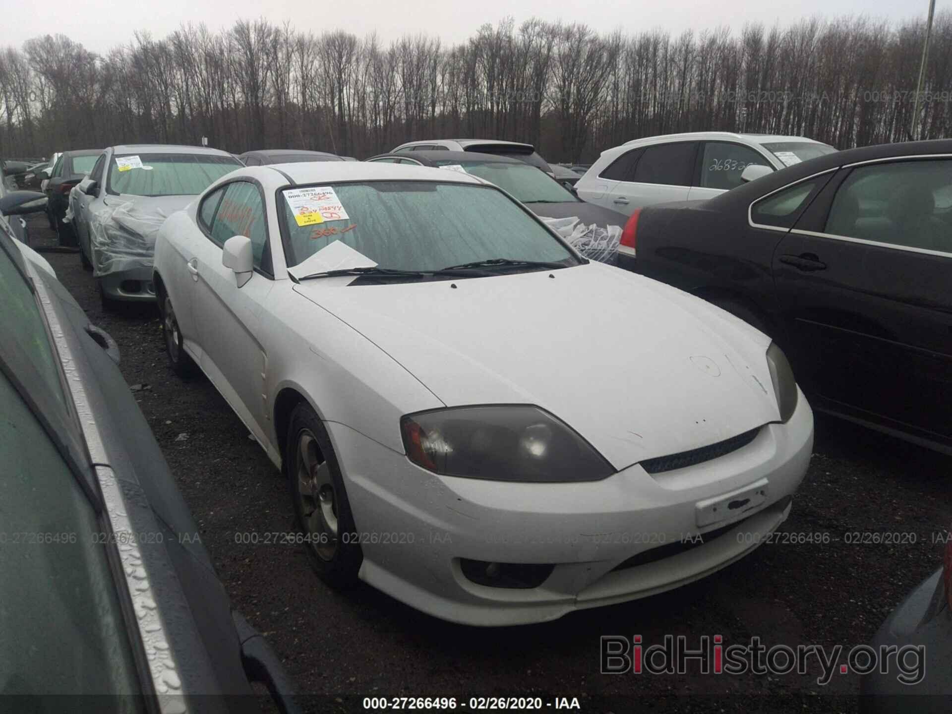 Photo KMHHM65D46U199296 - HYUNDAI TIBURON 2006