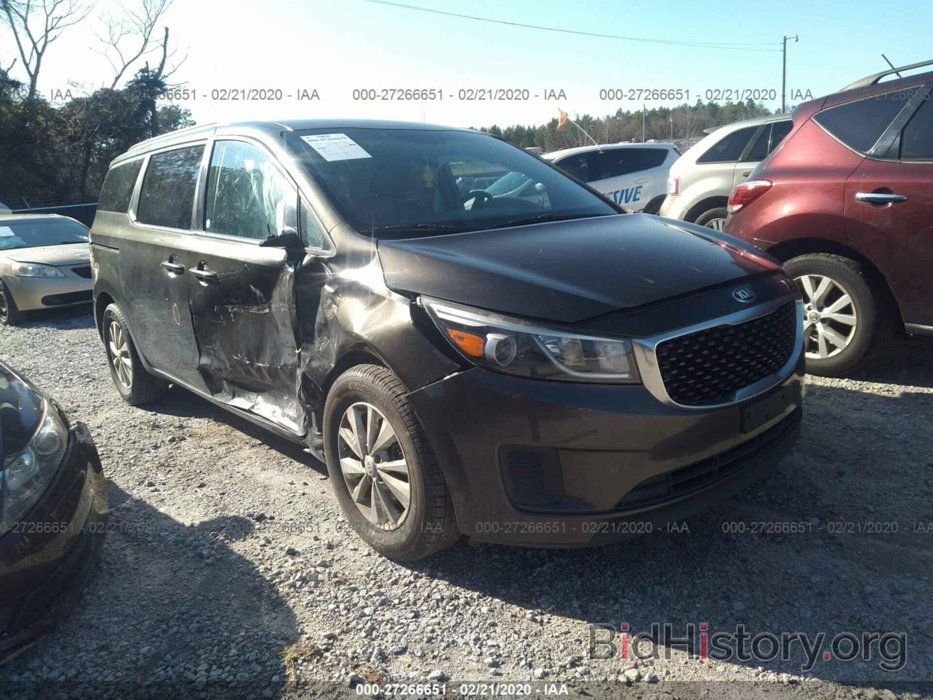 Photo KNDMB5C13G6093360 - KIA SEDONA 2016