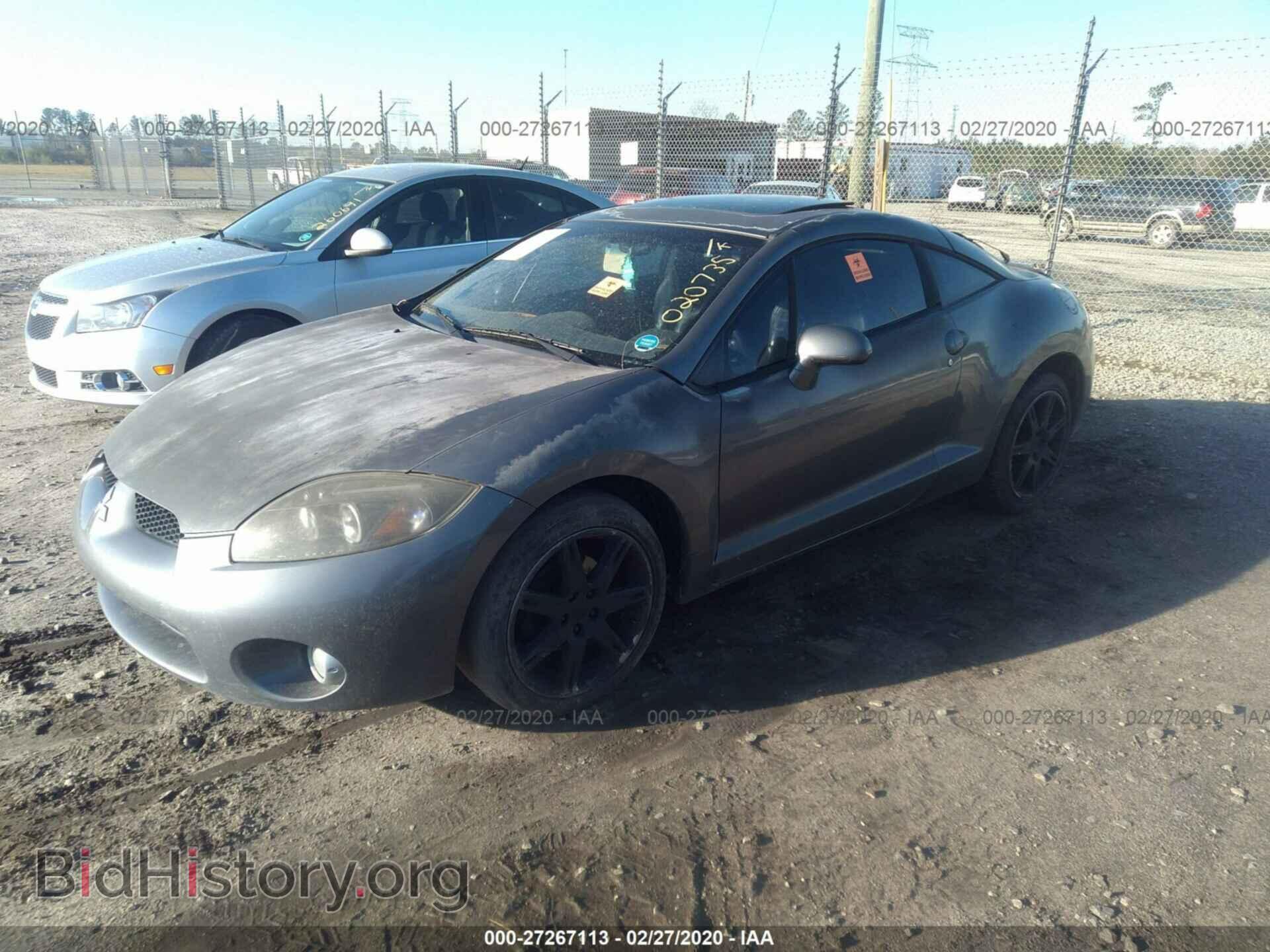 2006 MITSUBISHI ECLIPSE - VIN: 4A3AK34T66E020735 - Фото 2