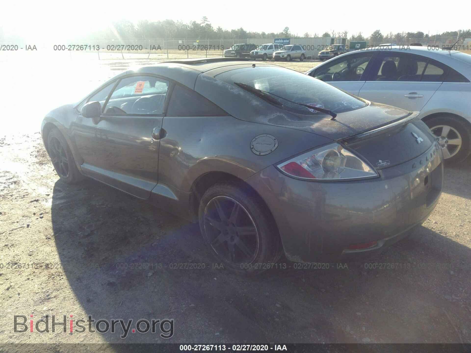 2006 MITSUBISHI ECLIPSE - VIN: 4A3AK34T66E020735 - Фото 3