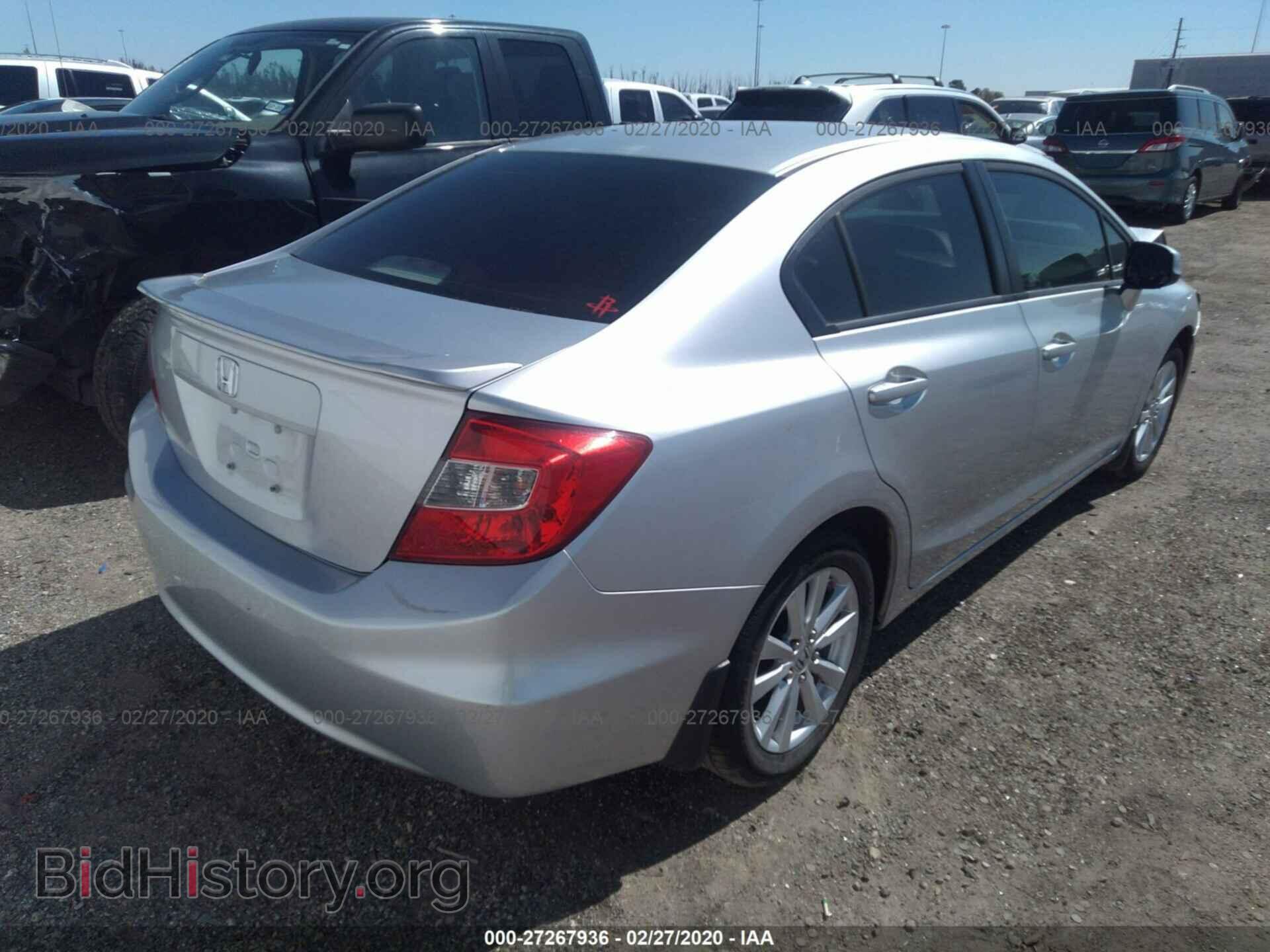 2012 HONDA CIVIC - VIN: 2HGFB2F83CH523138 - Фото 4