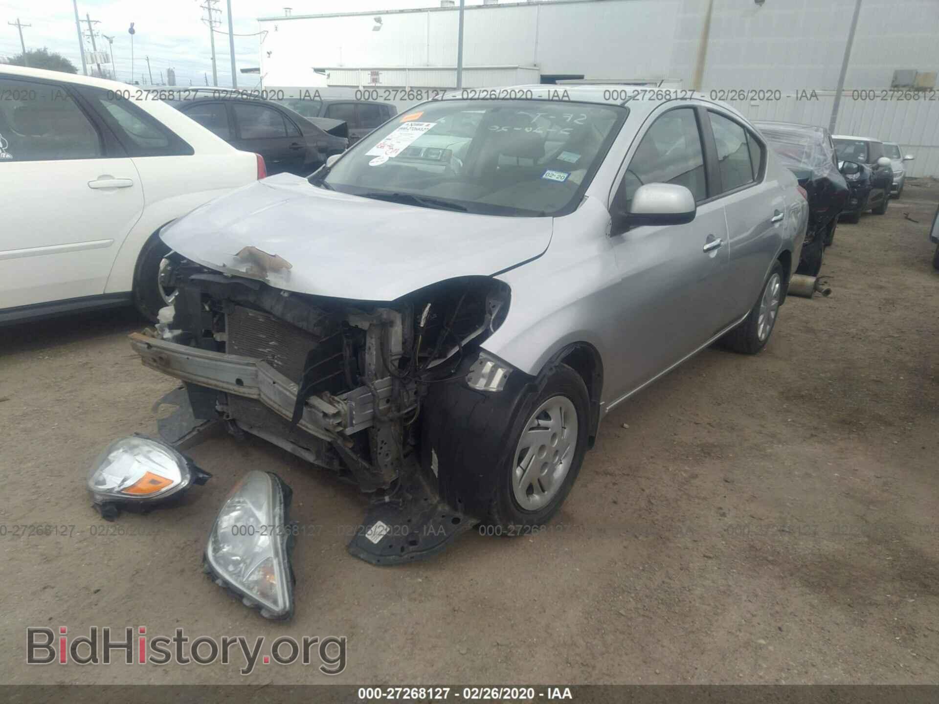 2012 NISSAN VERSA - VIN: 3N1CN7AP6CL867884 - Фото 2