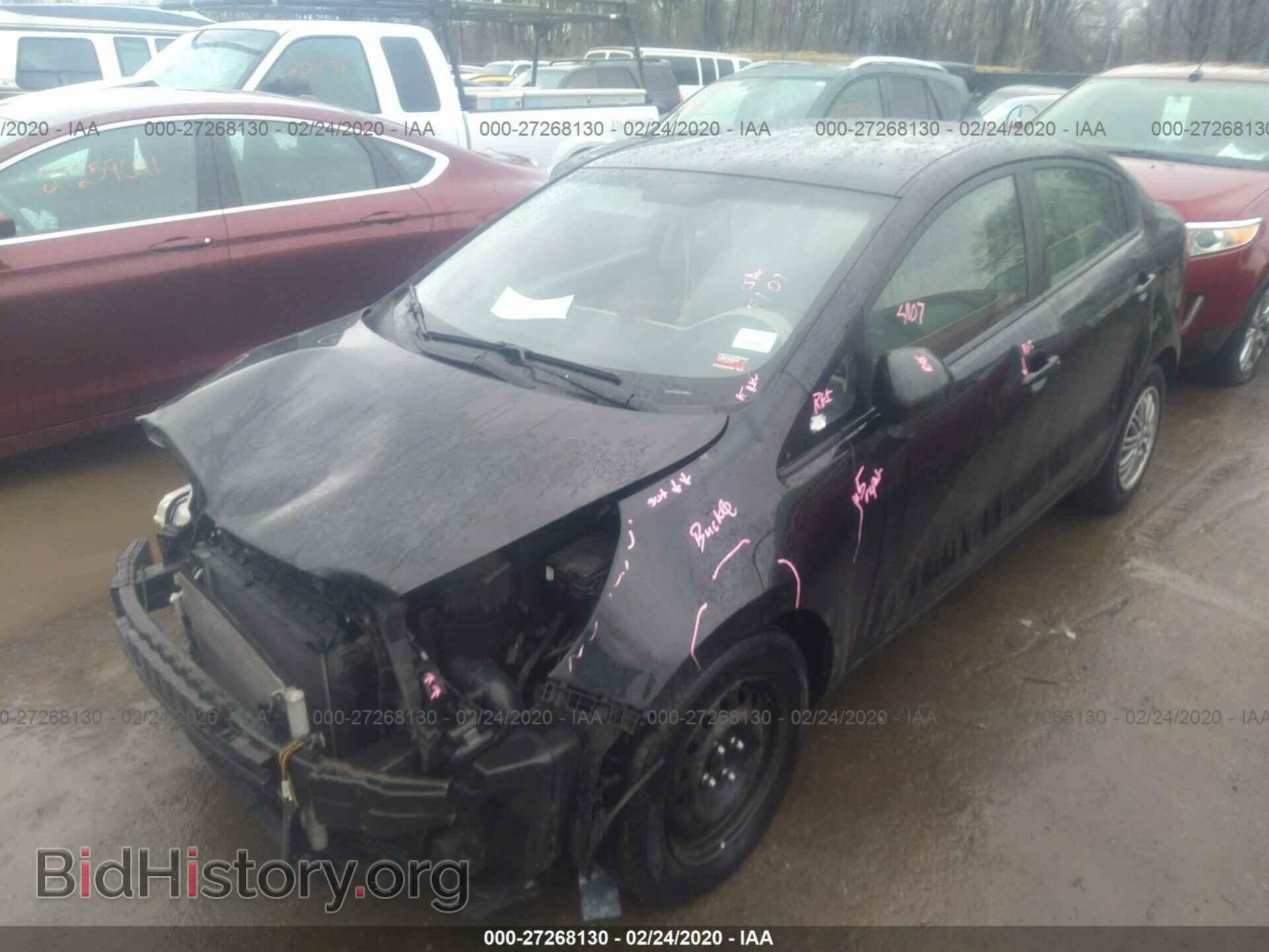 2013 KIA RIO - VIN: KNADM4A31D6199971 - Фото 2