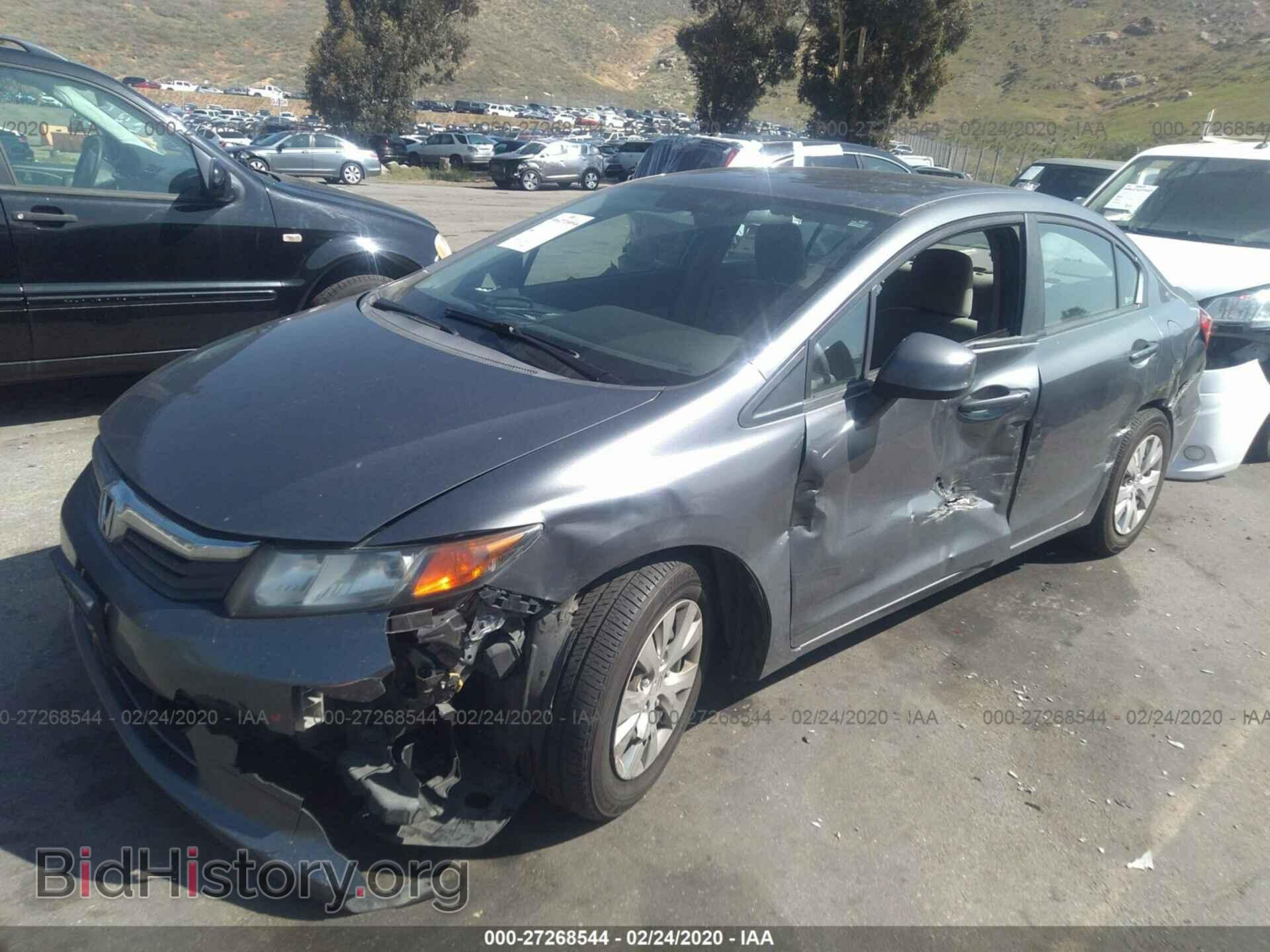 2012 HONDA CIVIC - VIN: 19XFB2F51CE310365 - Фото 2