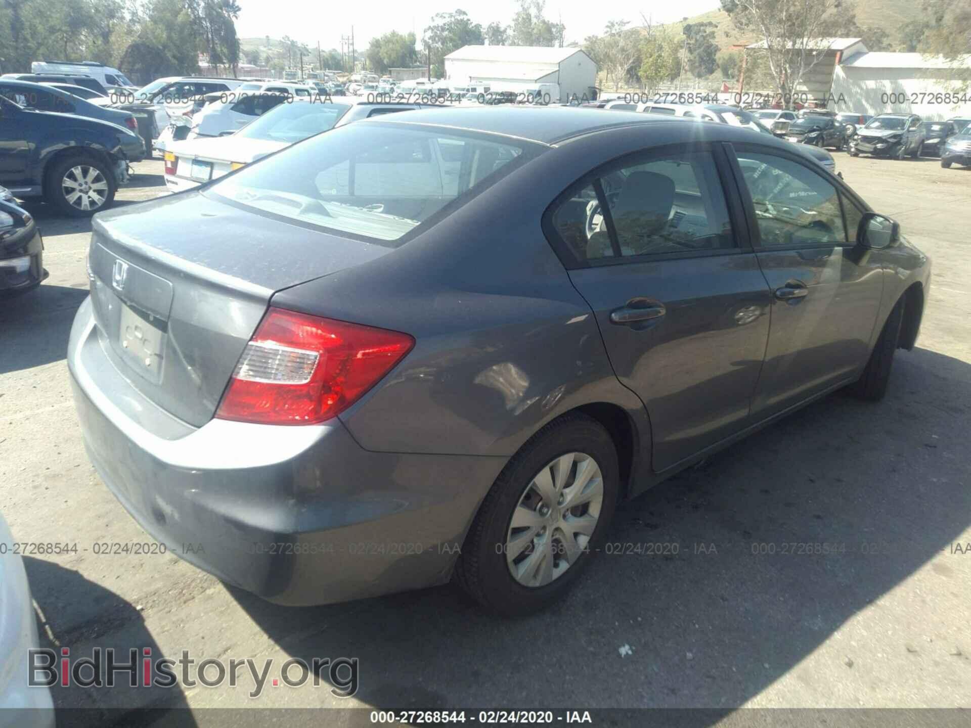 2012 HONDA CIVIC - VIN: 19XFB2F51CE310365 - Фото 4