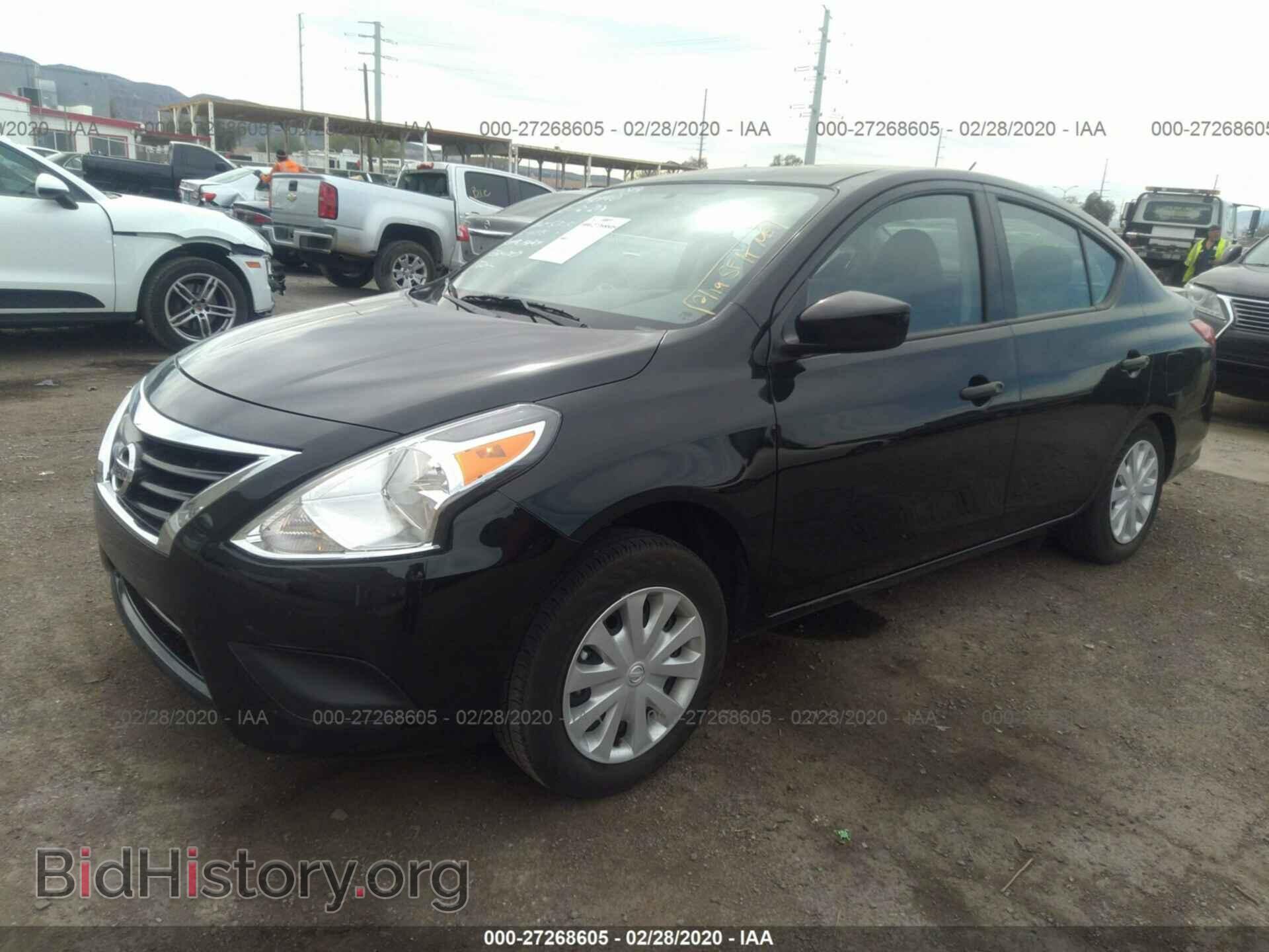 2019 NISSAN VERSA - VIN: 3N1CN7AP1KL840106 - Фото 2