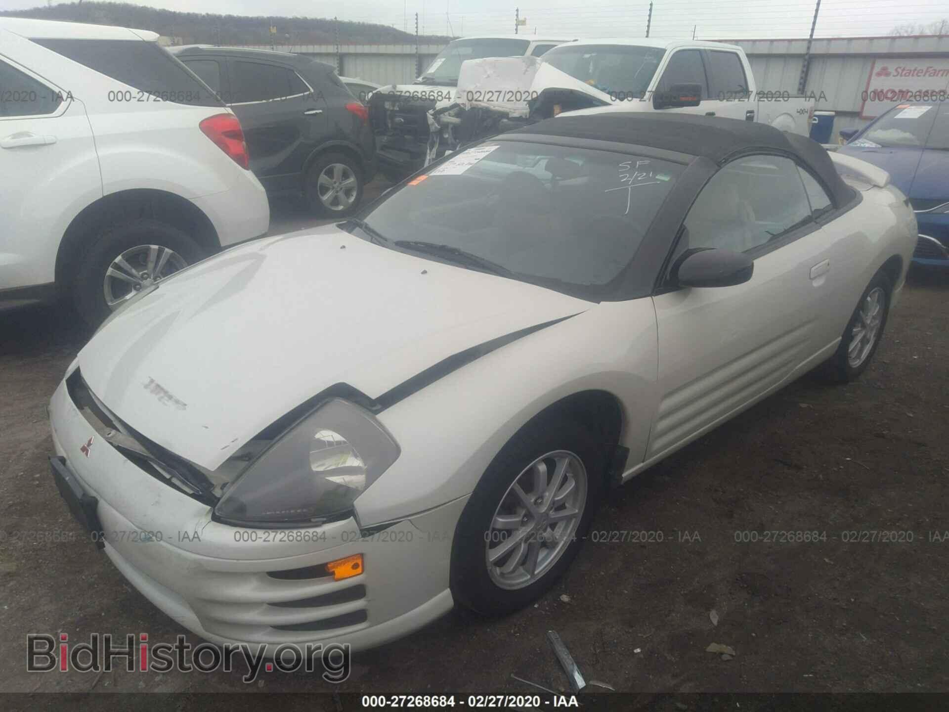 2001 MITSUBISHI ECLIPSE - VIN: 4A3AE45GX1E163260 - Photo 2