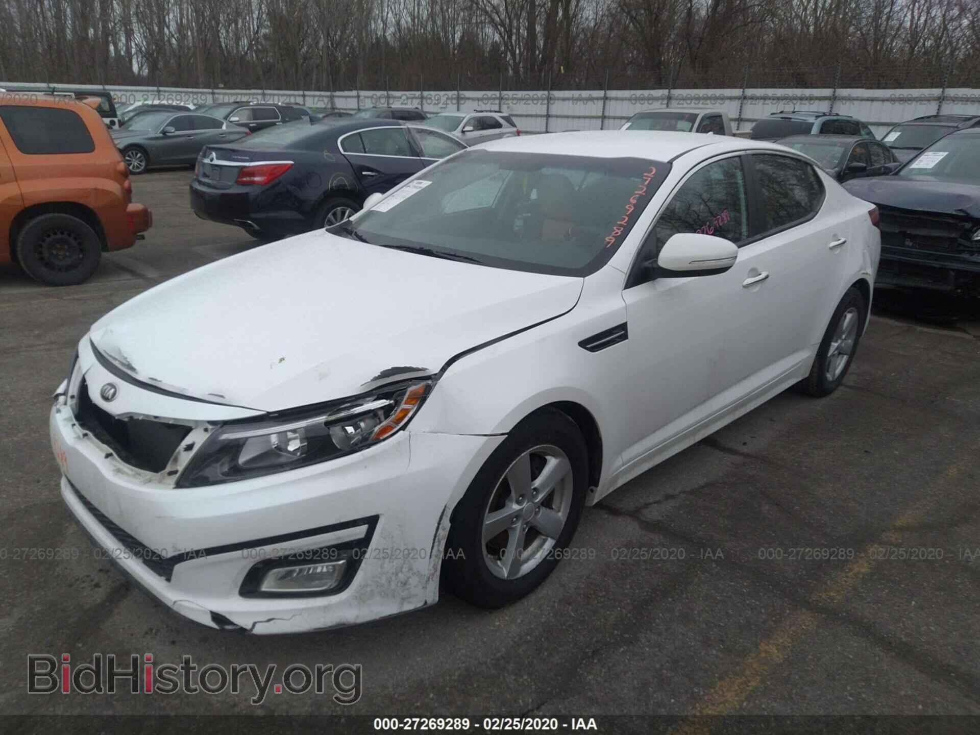 2015 KIA OPTIMA - VIN: KNAGM4A79F5653893 - Фото 2