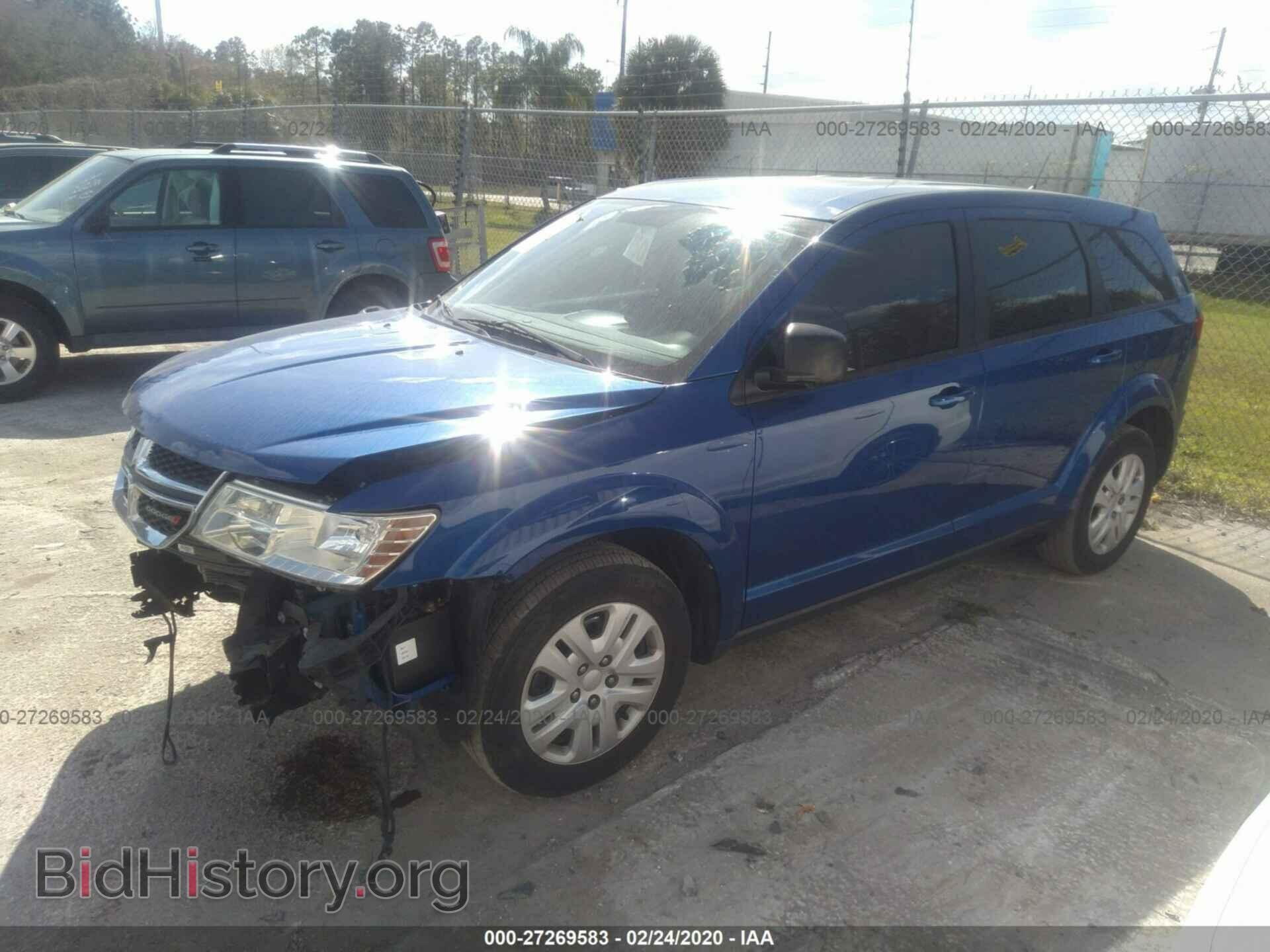 2015 DODGE JOURNEY - VIN: 3C4PDCAB7FT650265 - Фото 2