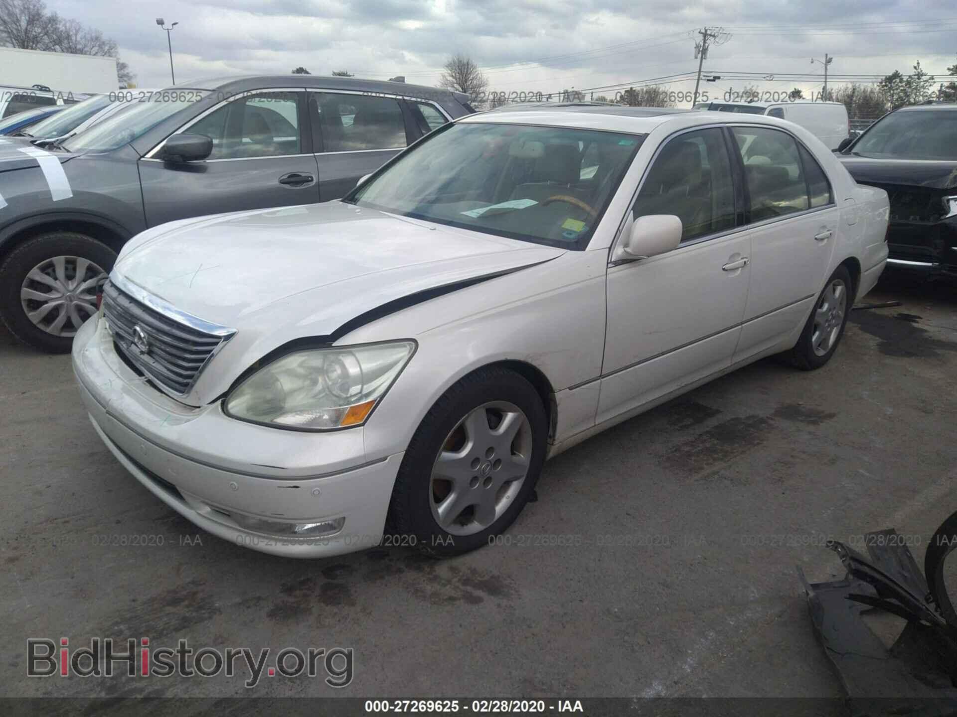 2004 LEXUS LS - VIN: JTHBN36F940170062 - Фото 2