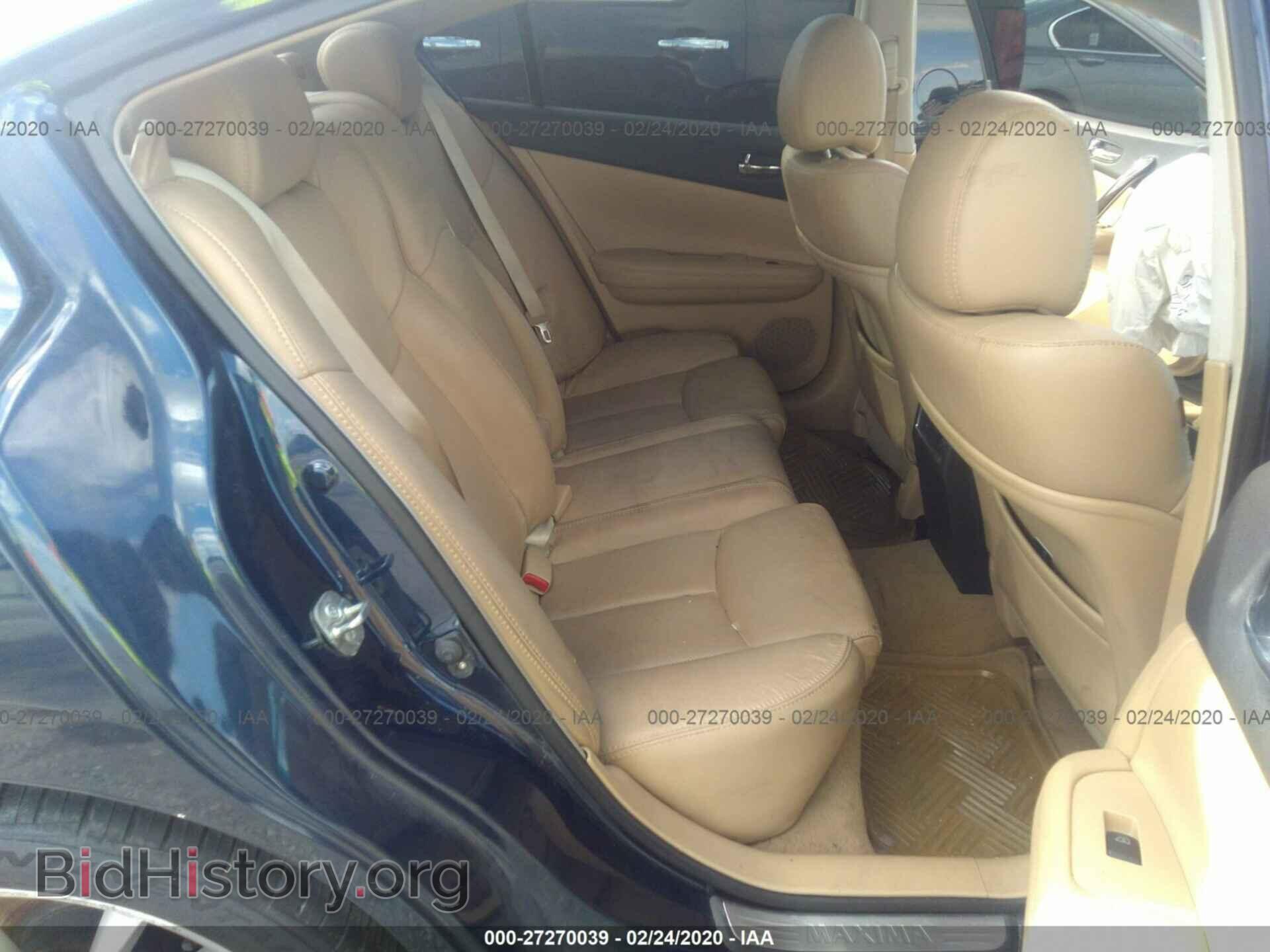 2011 NISSAN MAXIMA - VIN: 1N4AA5AP4BC851283 - Фото 8