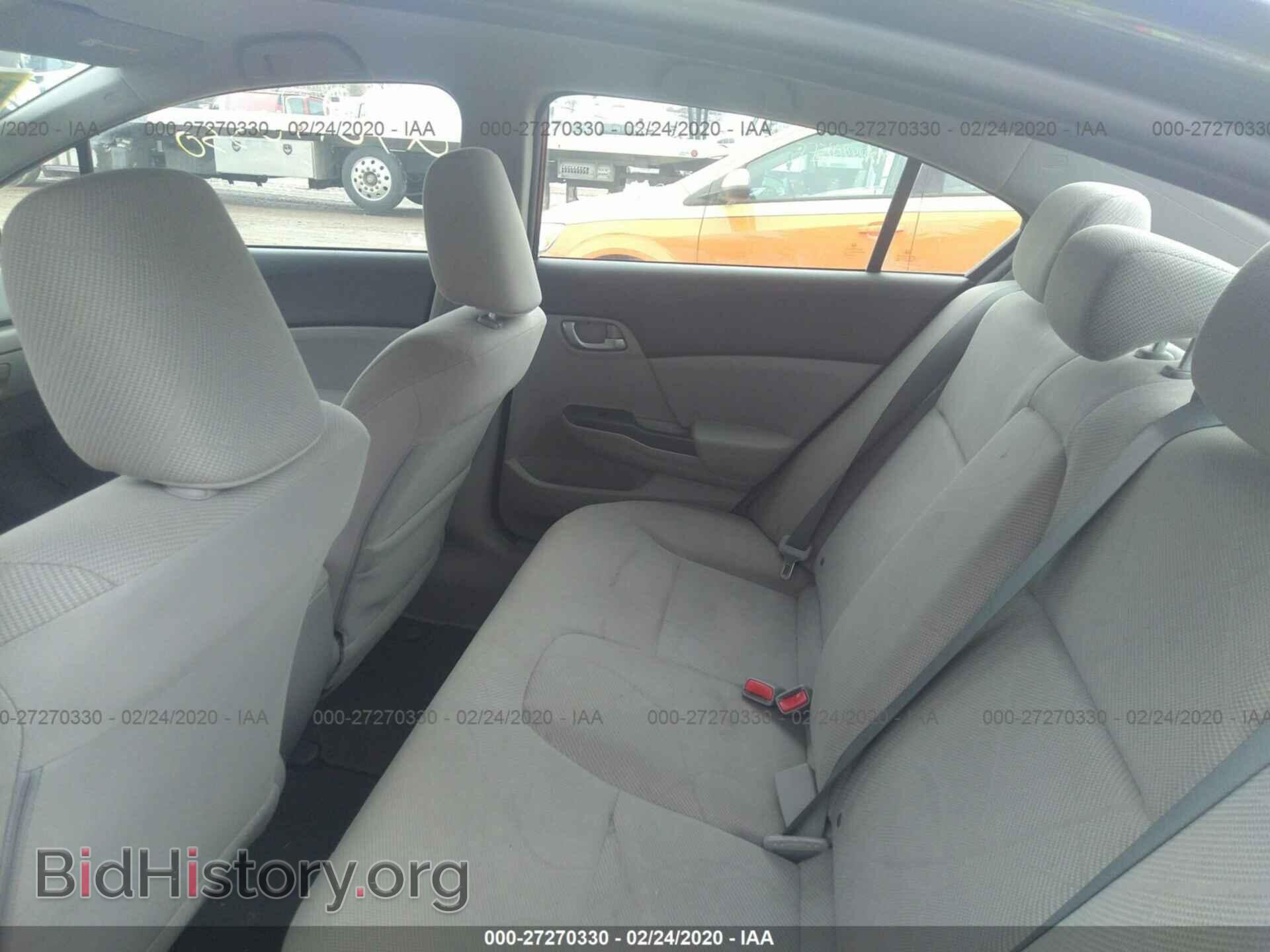 2012 HONDA CIVIC - VIN: 19XFB2F55CE392374 - Фото 8
