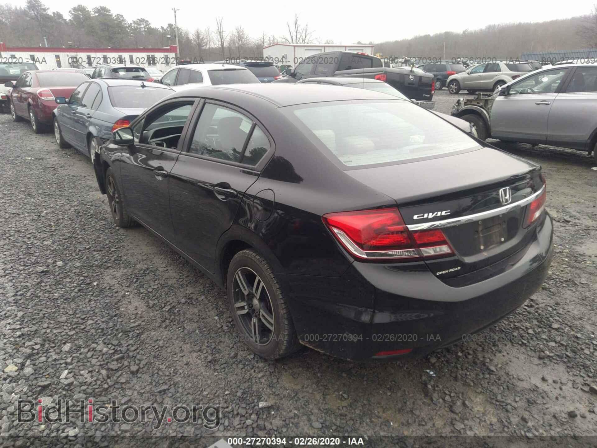 2013 HONDA CIVIC - VIN: 19XFB2F58DE233575 - Фото 3