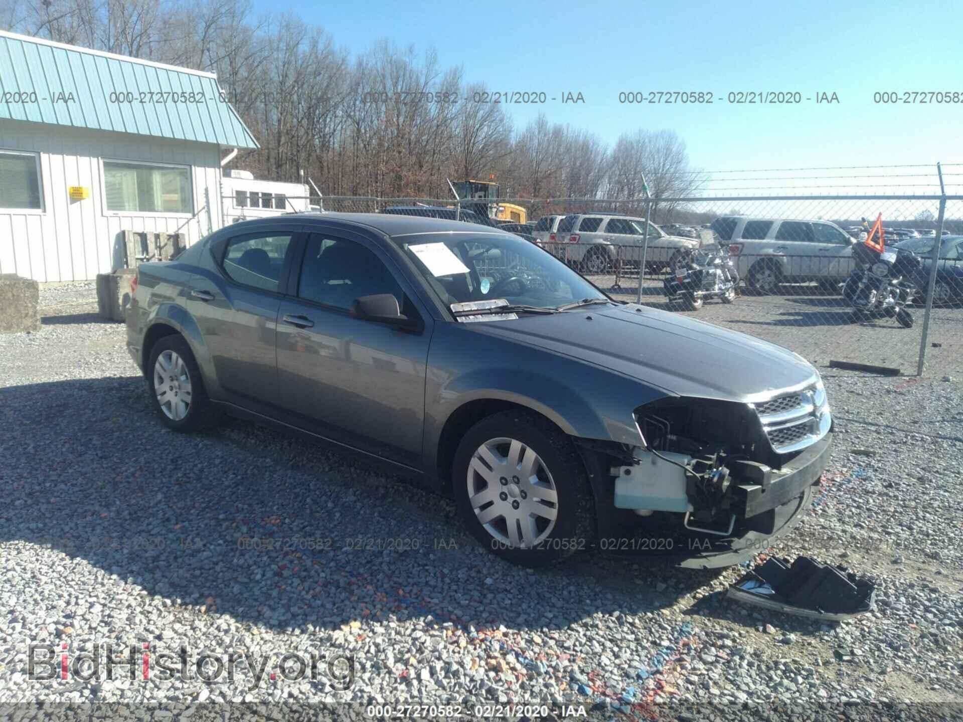 Фотография 1C3CDZAB0CN259704 - DODGE AVENGER 2012