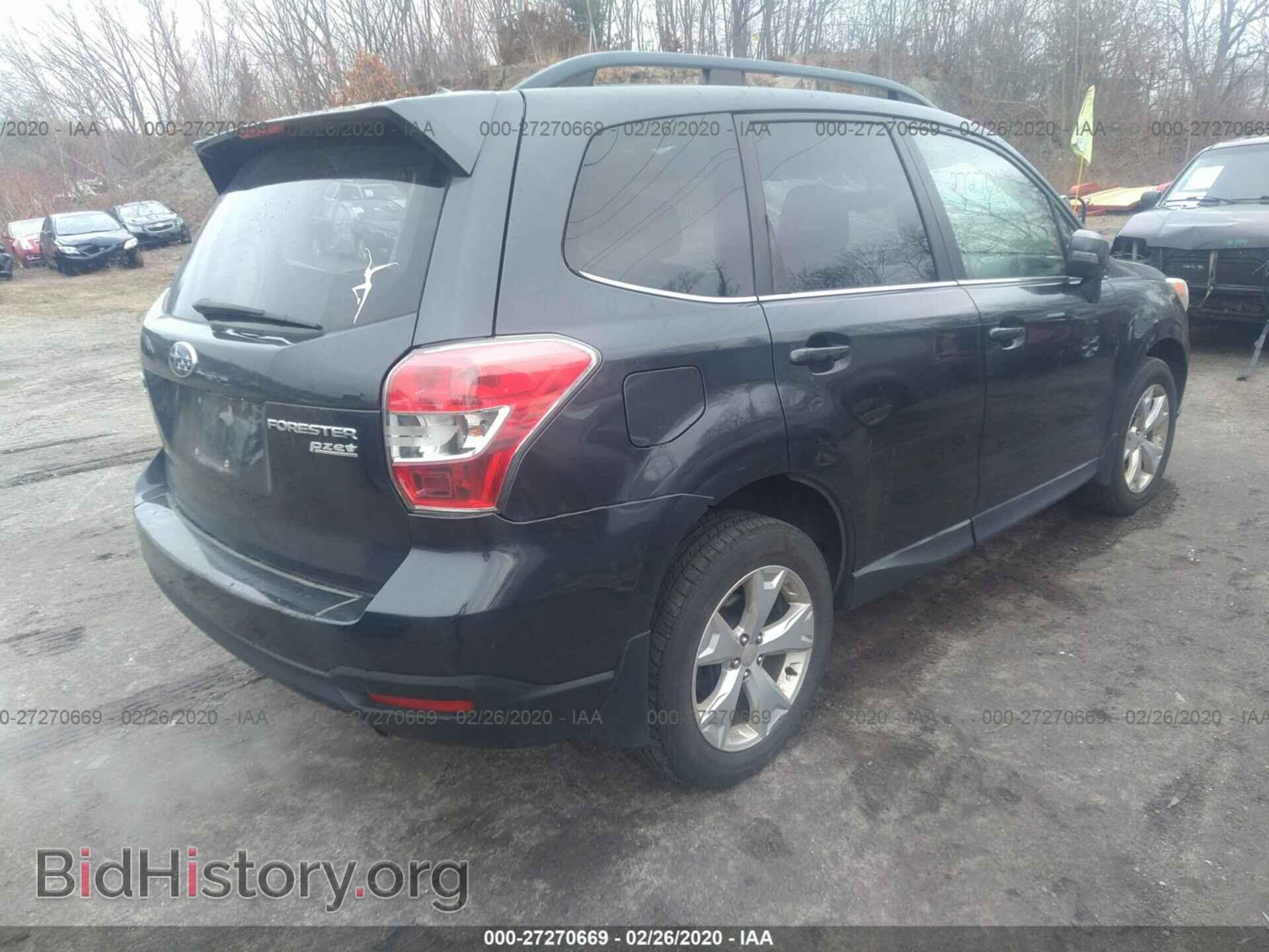 2014 SUBARU FORESTER - VIN: JF2SJAMC3EH493232 - Фото 4