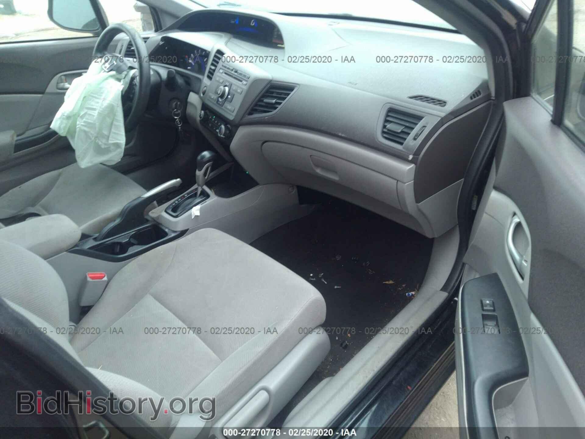 2012 HONDA CIVIC - VIN: 2HGFB2F54CH609967 - Фото 5