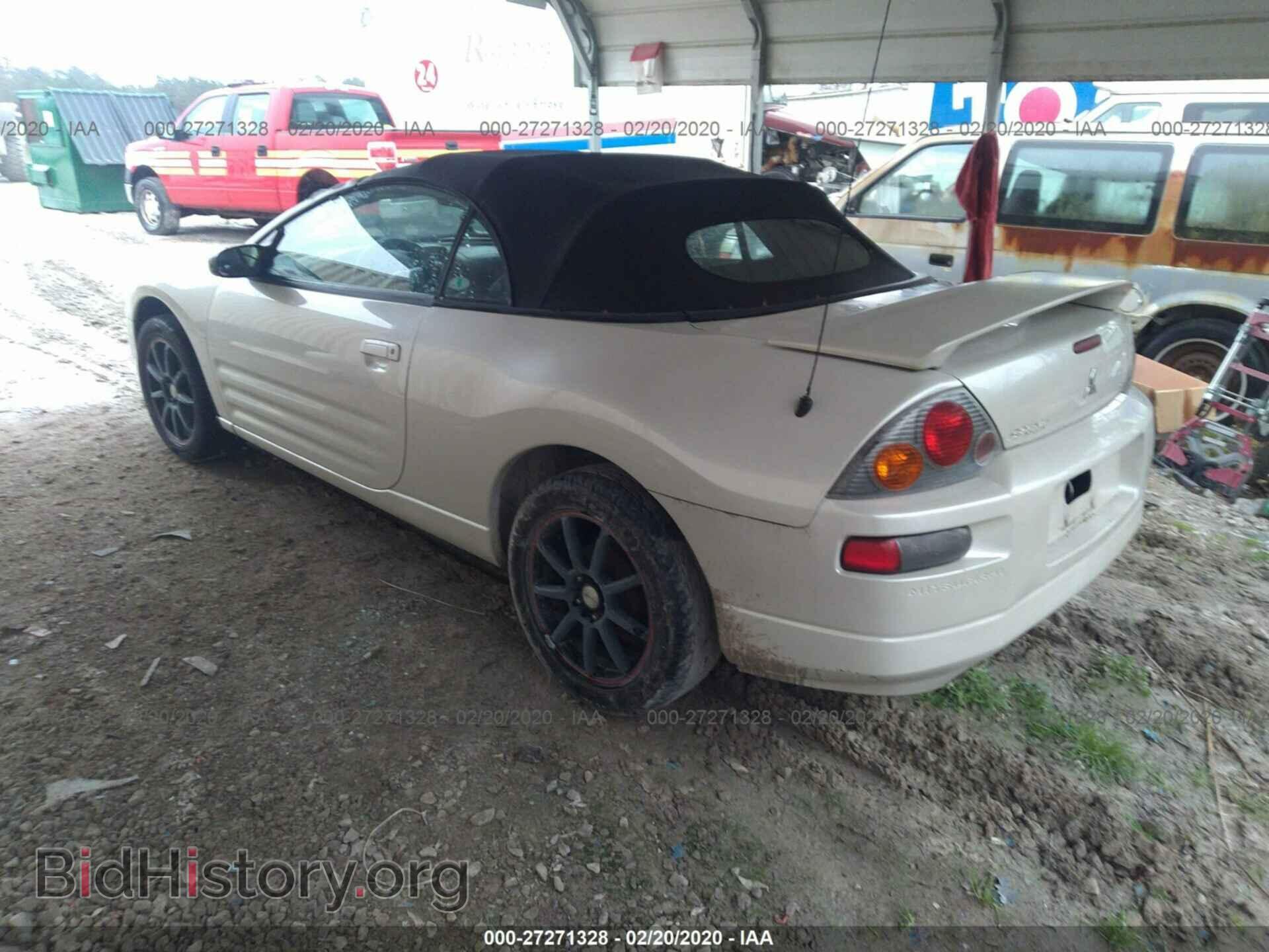 2003 MITSUBISHI ECLIPSE - VIN: 4A3AE45G13E019132 - Photo 3