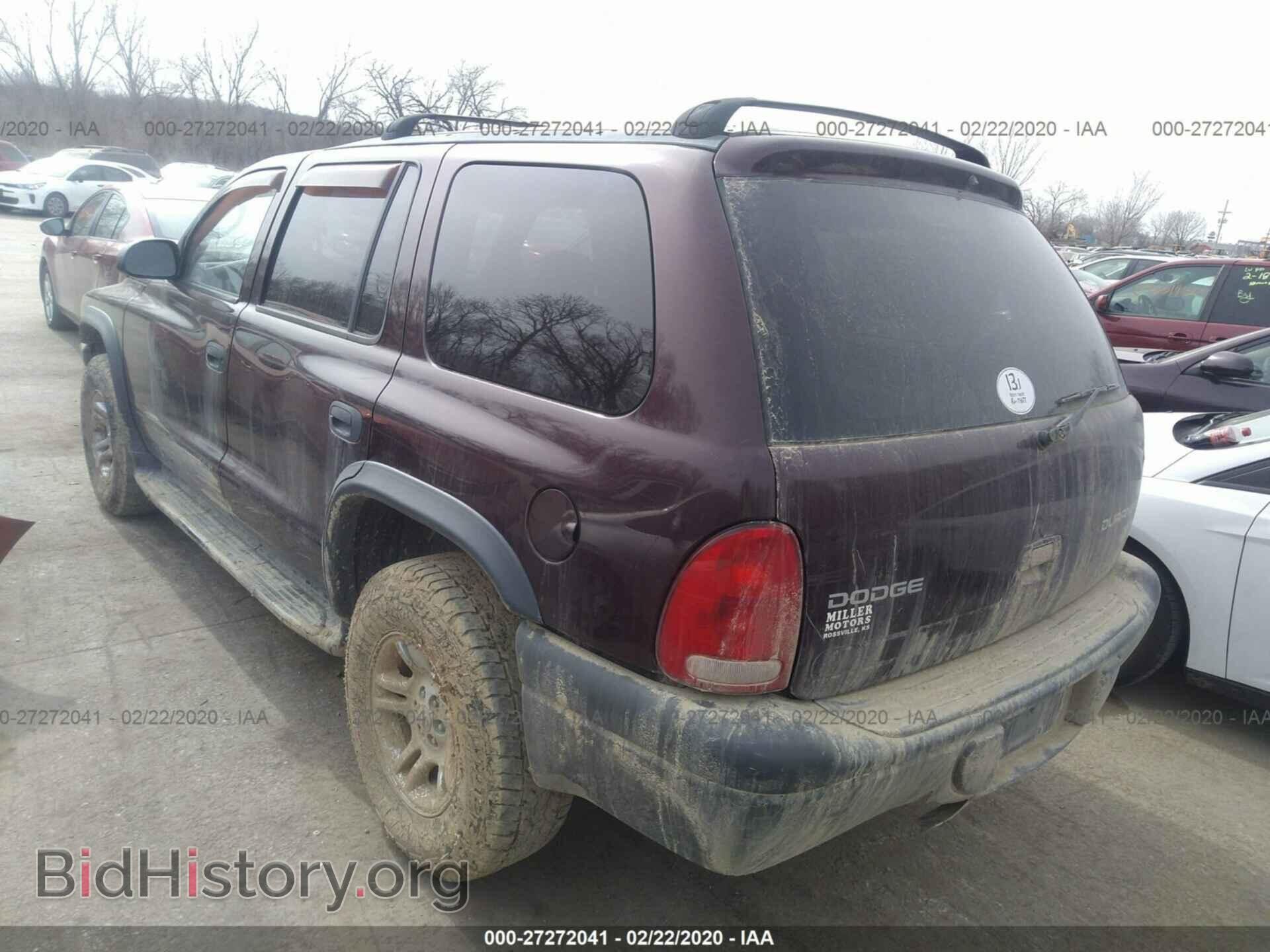 2003 DODGE DURANGO - VIN: 1D4HS38N03F618681 - Фото 3