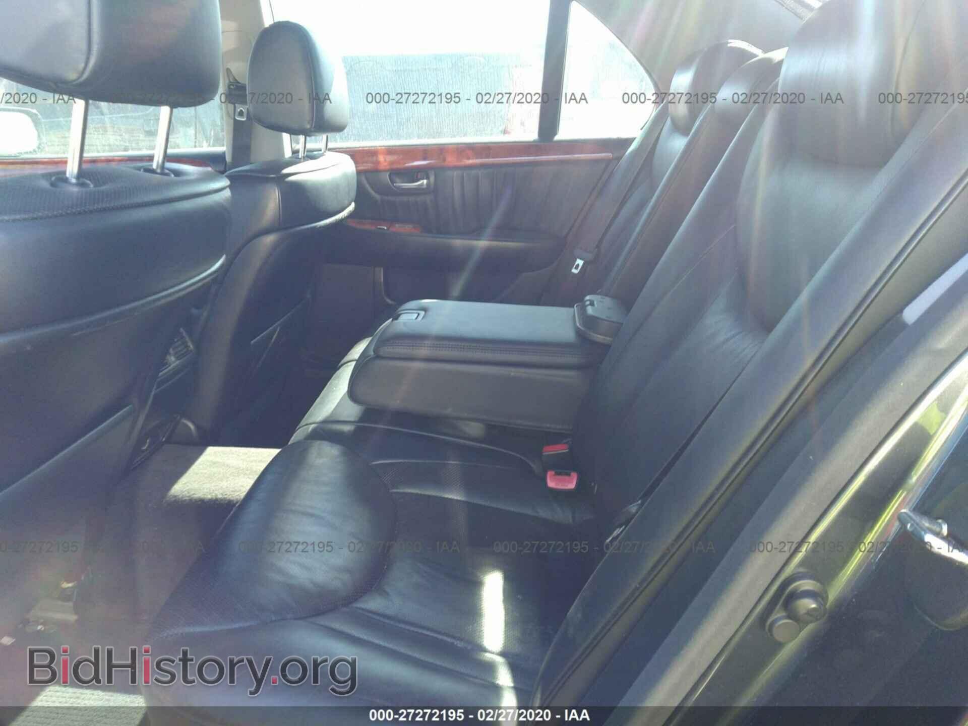 2004 LEXUS LS - VIN: JTHBN36F040166272 - Фото 8