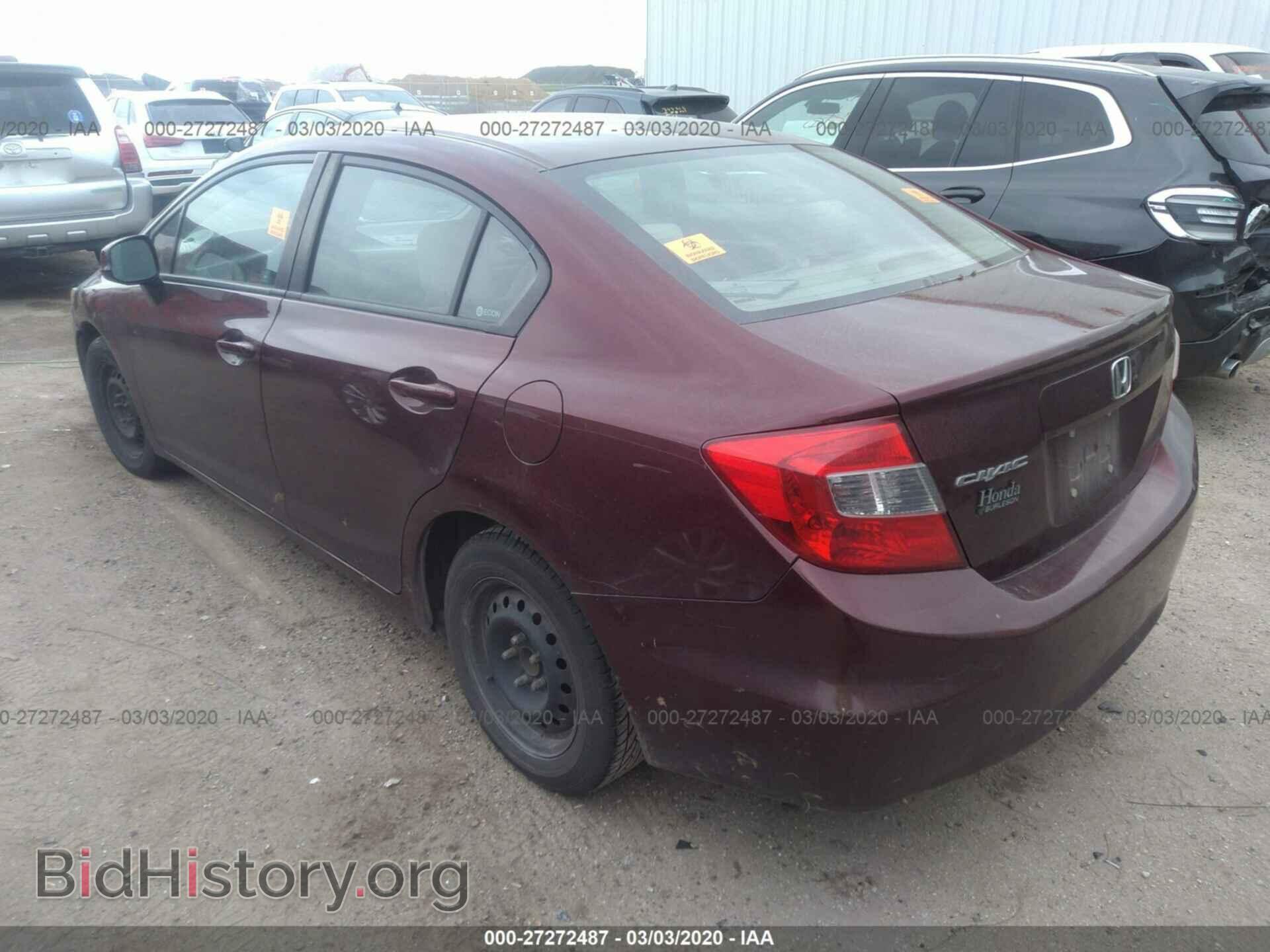 2012 HONDA CIVIC SDN - VIN: 19XFB2F55CE033025 - Фото 3
