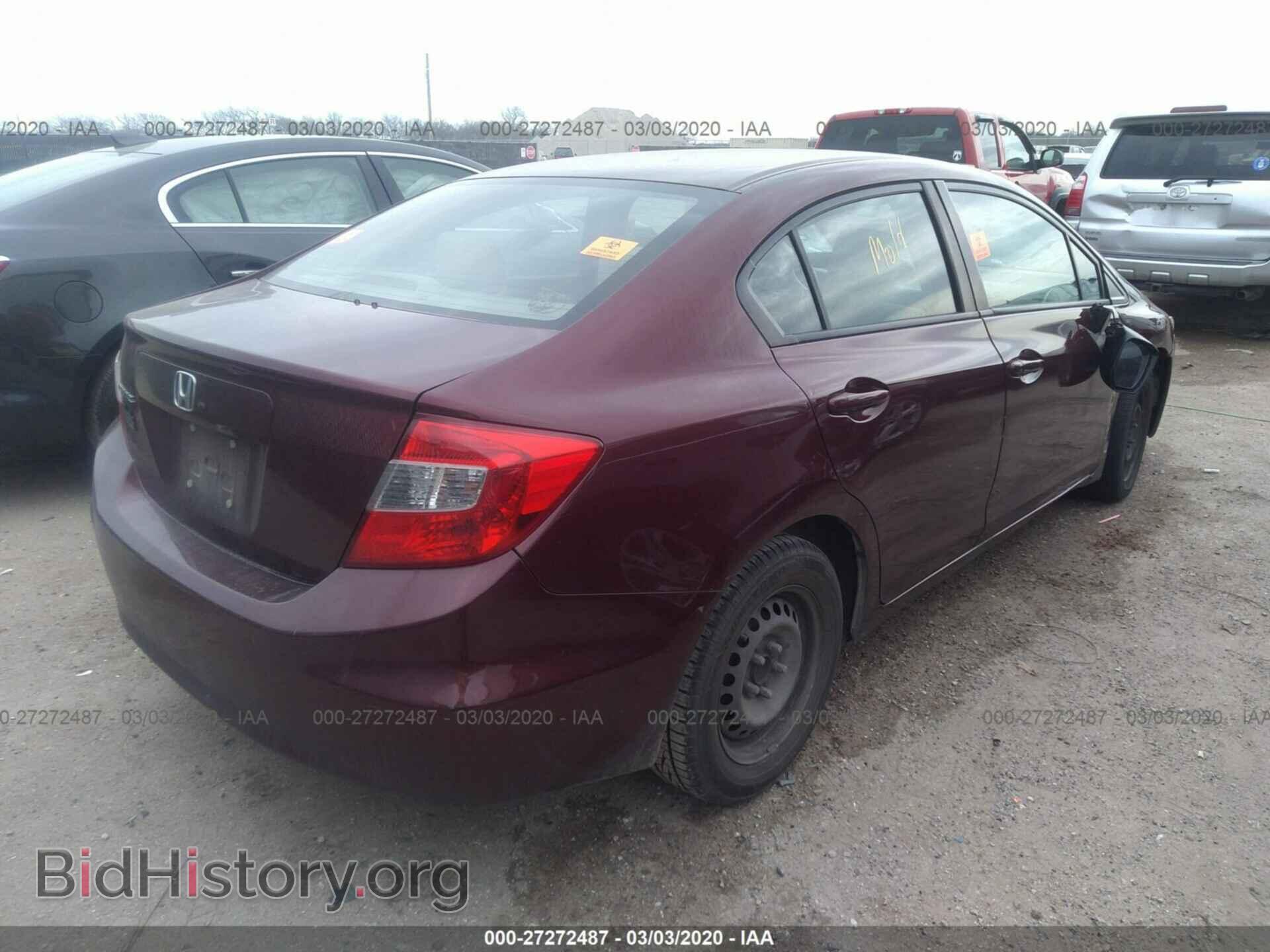 2012 HONDA CIVIC SDN - VIN: 19XFB2F55CE033025 - Фото 4
