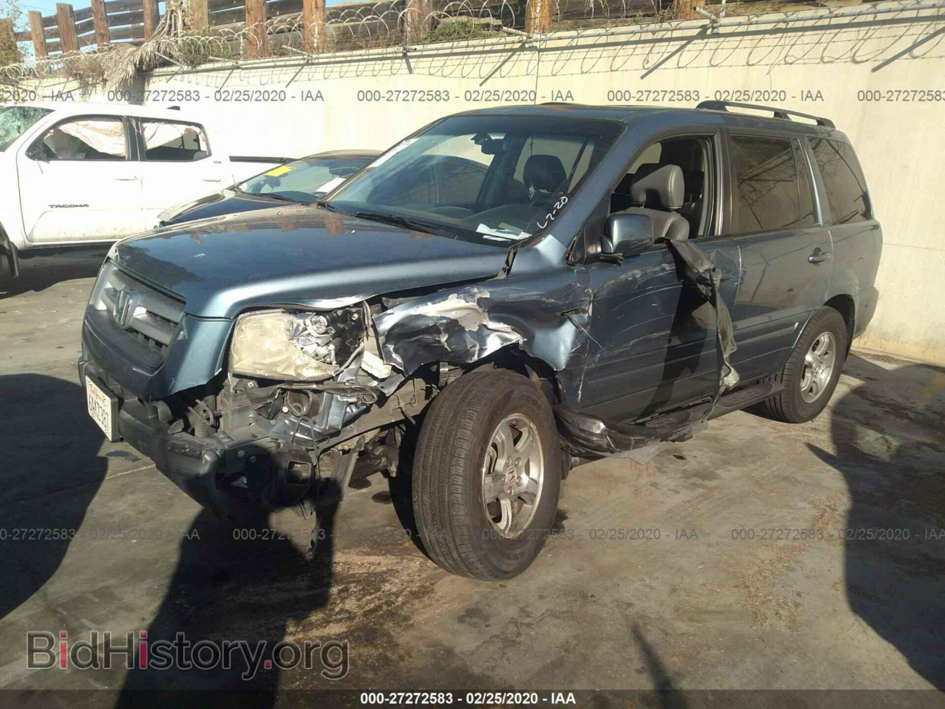 2007 HONDA PILOT - VIN: 5FNYF285X7B032916 - Фото 2