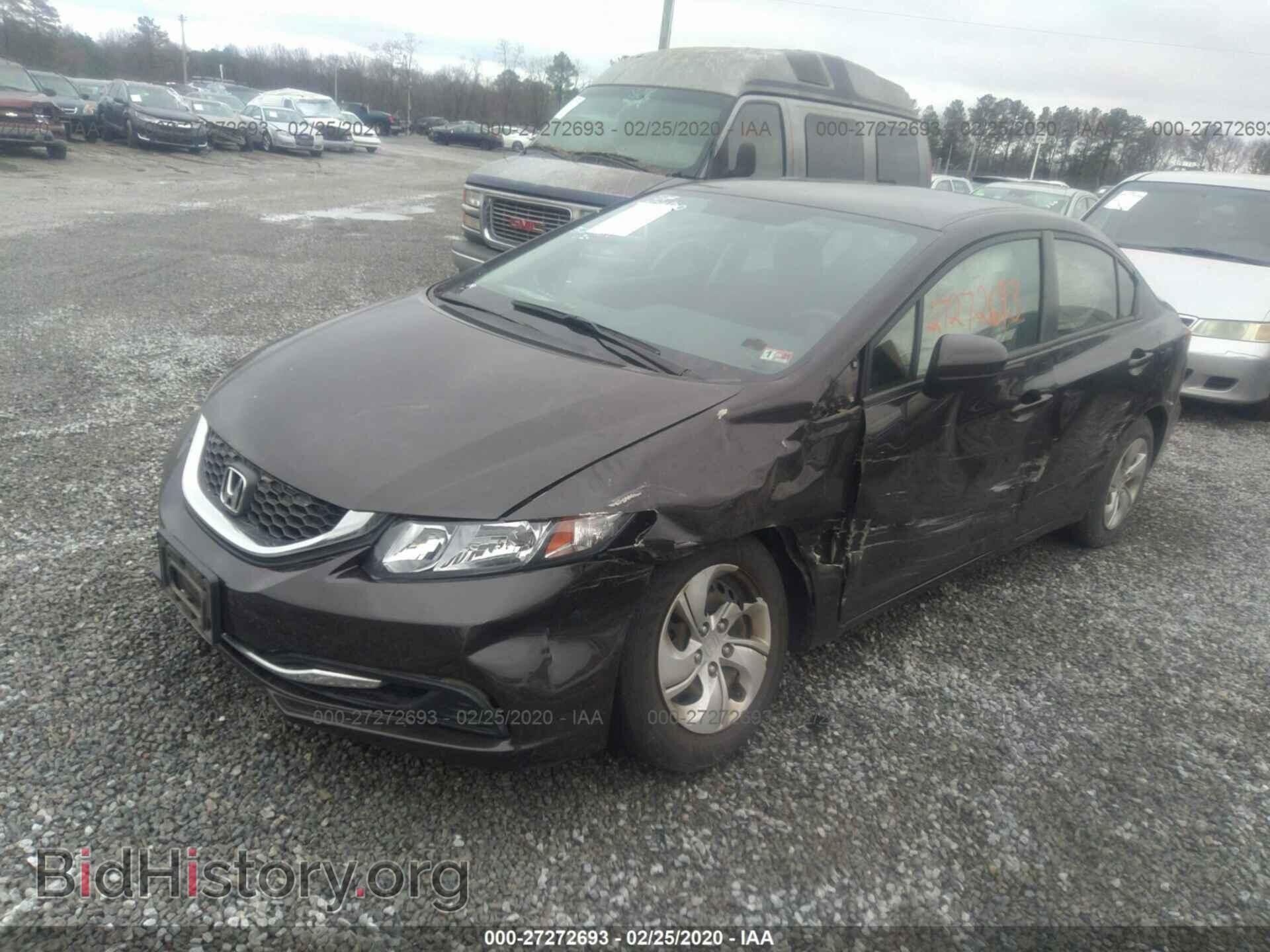 2014 HONDA CIVIC - VIN: 2HGFB2F58EH521619 - Фото 2