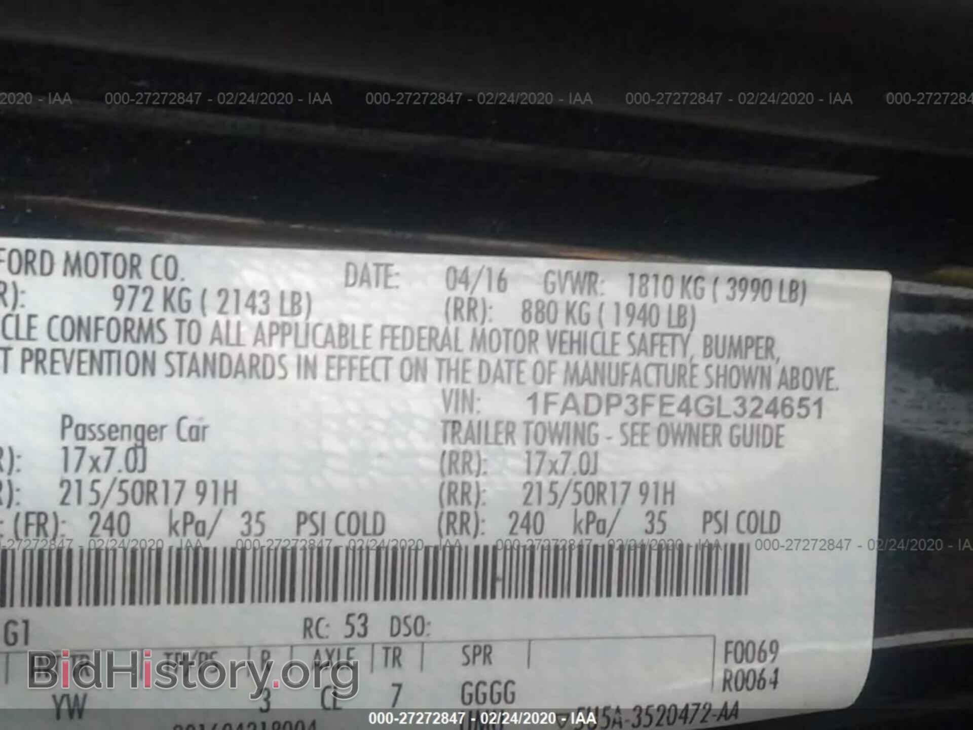 2016 FORD FOCUS - VIN: 1FADP3FE4GL324651 - Photo 9