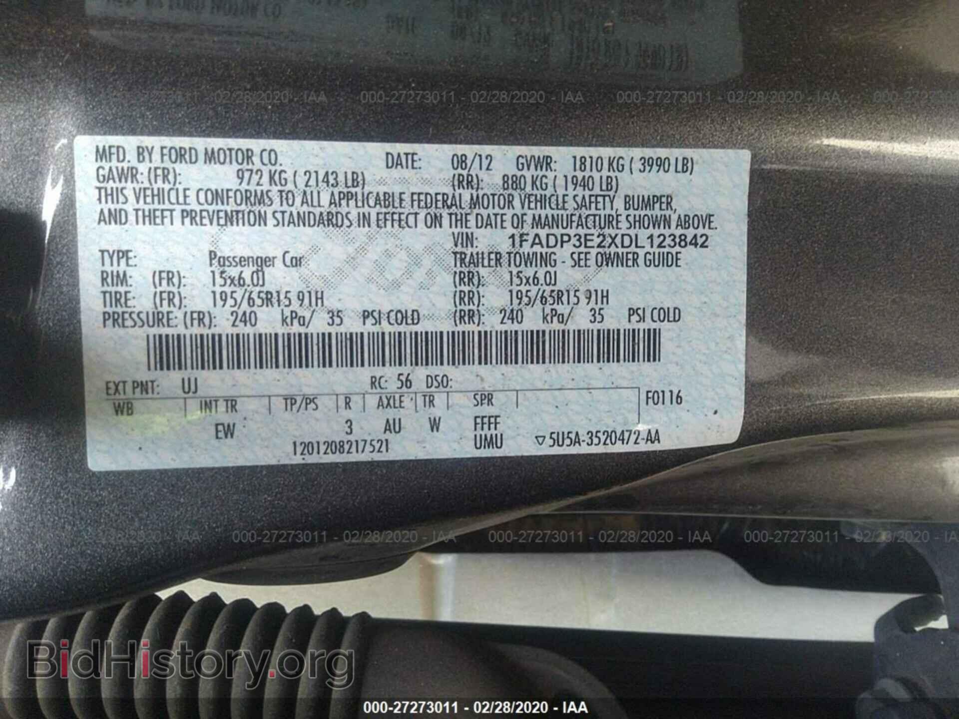 2013 FORD FOCUS - VIN: 1FADP3E2XDL123842 - Photo 9