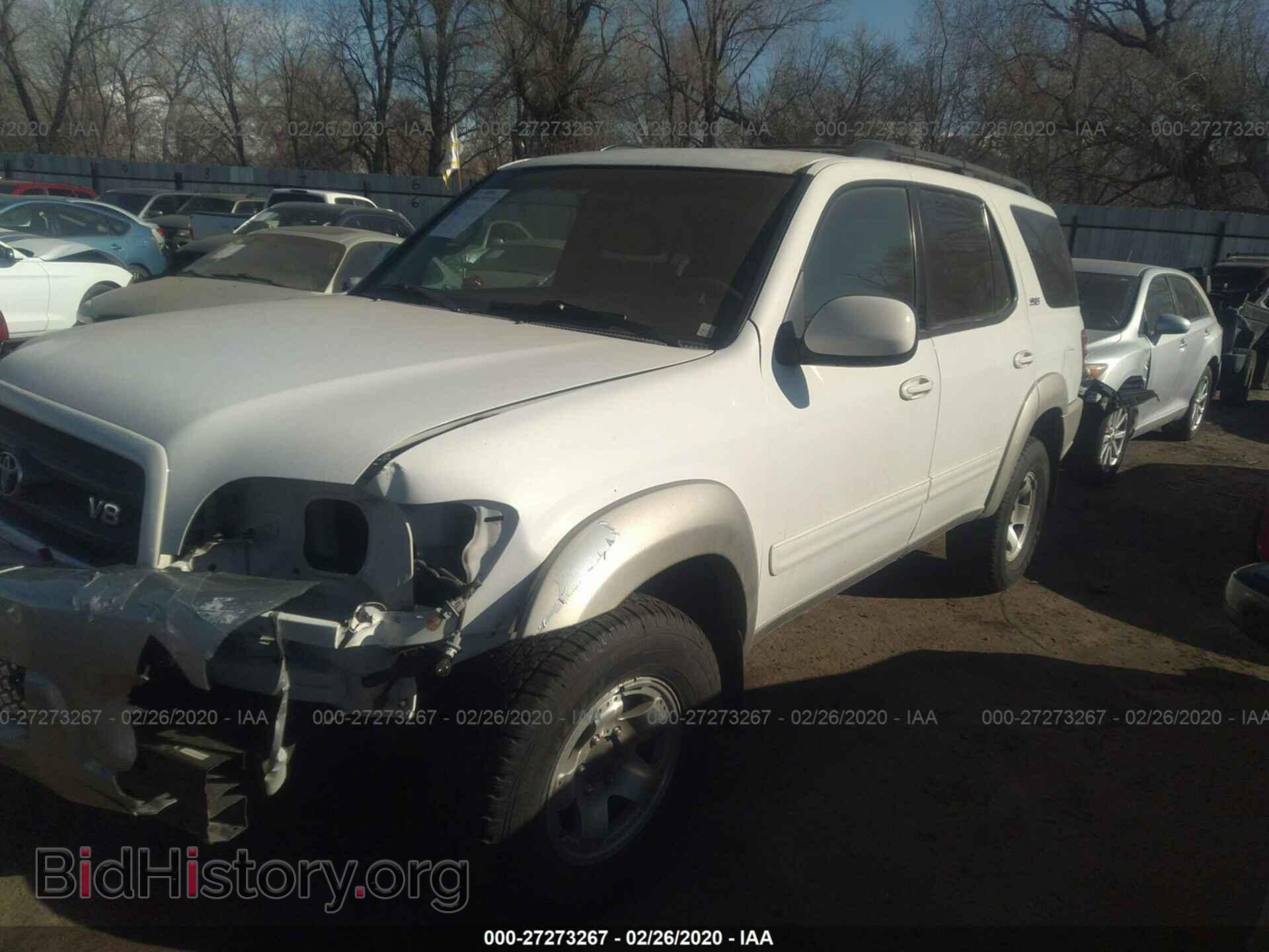 2001 TOYOTA SEQUOIA - VIN: 5TDBT44A11S022470 - Фото 2