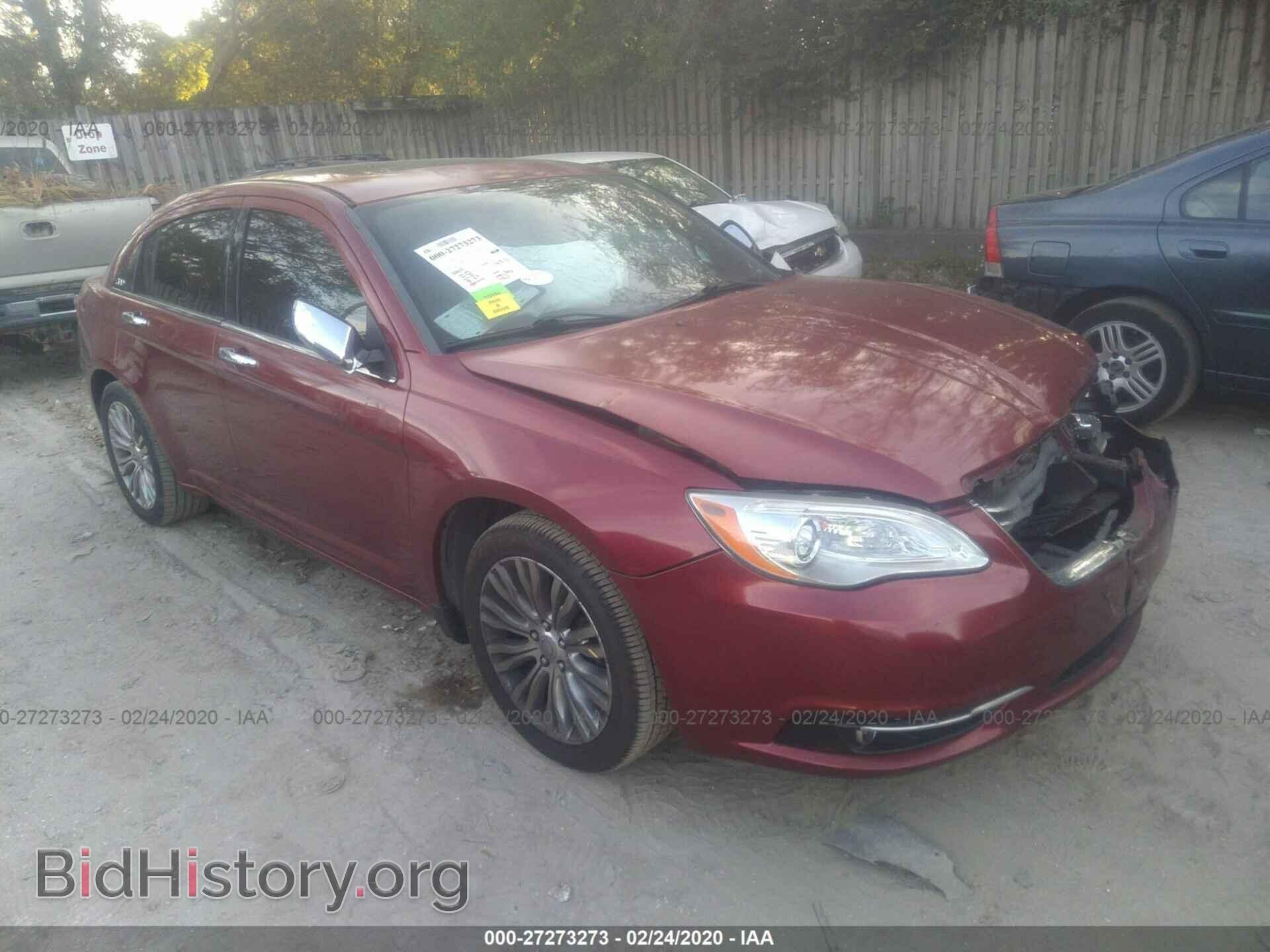 Фотография 1C3CCBCB6CN263666 - CHRYSLER 200 2012