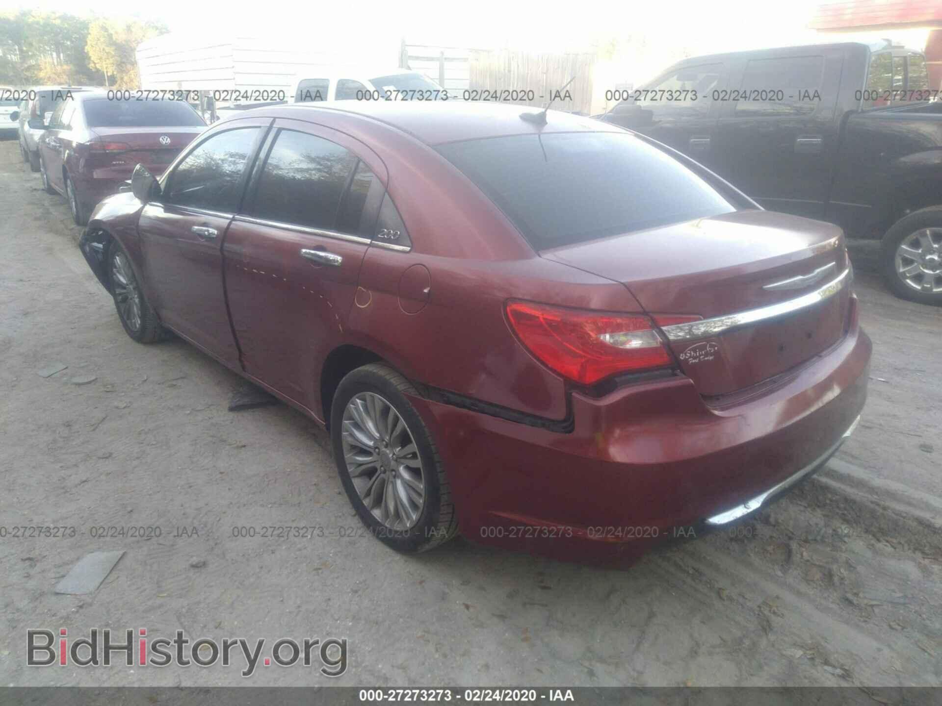 2012 CHRYSLER 200 - VIN: 1C3CCBCB6CN263666 - Фото 3