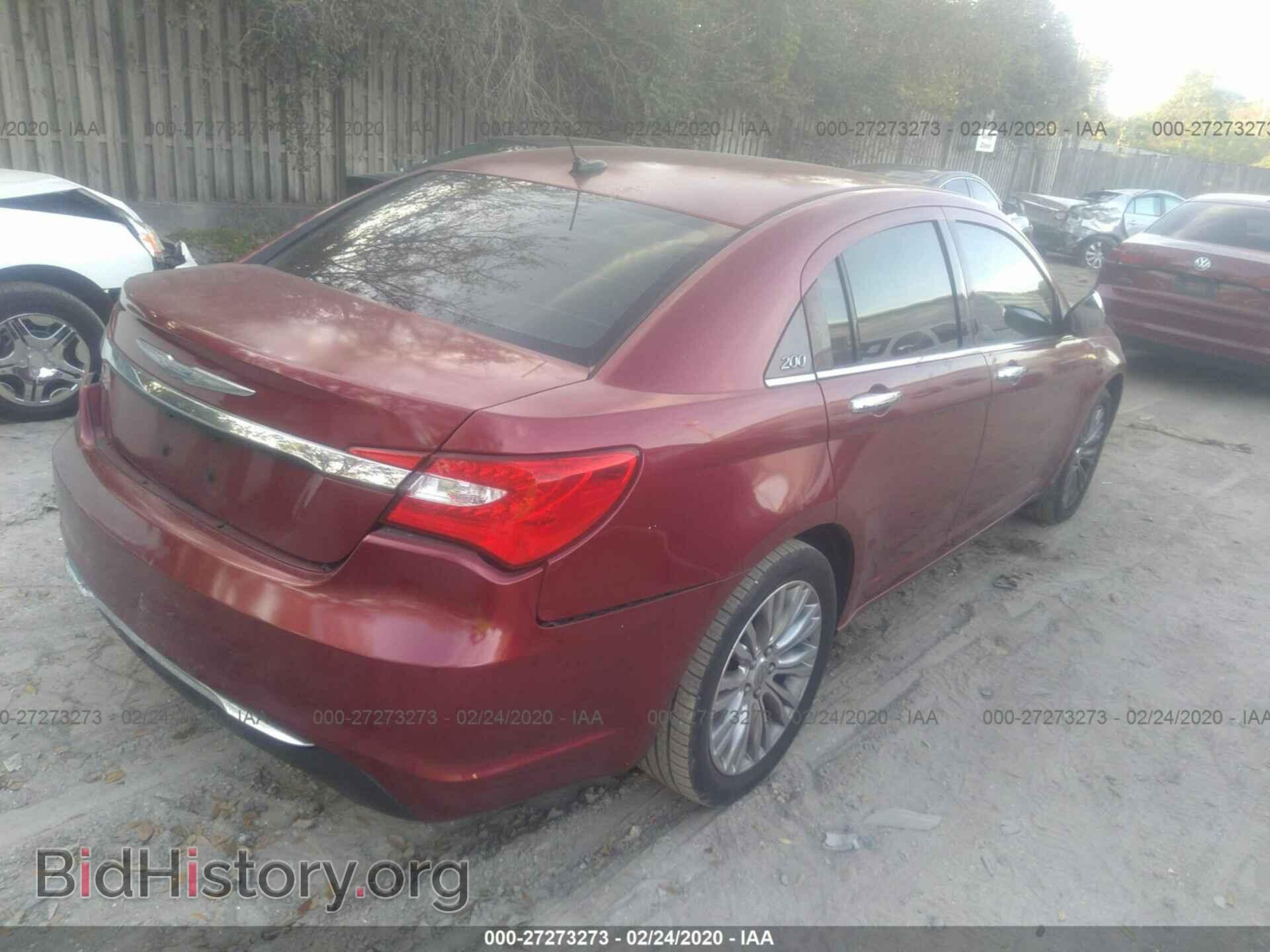 2012 CHRYSLER 200 - VIN: 1C3CCBCB6CN263666 - Фото 4