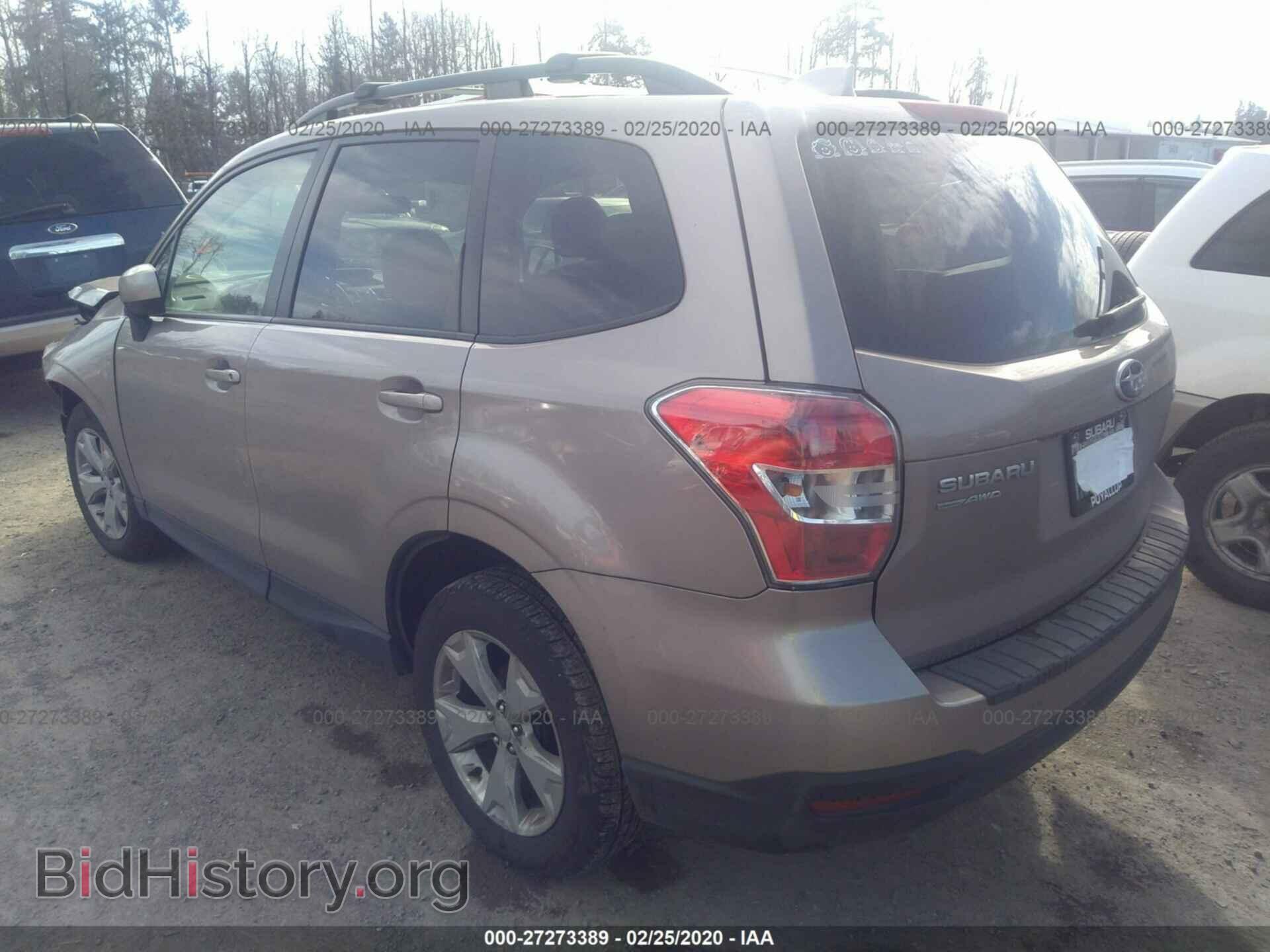 2016 SUBARU FORESTER - VIN: JF2SJADCXGH444855 - Фото 3