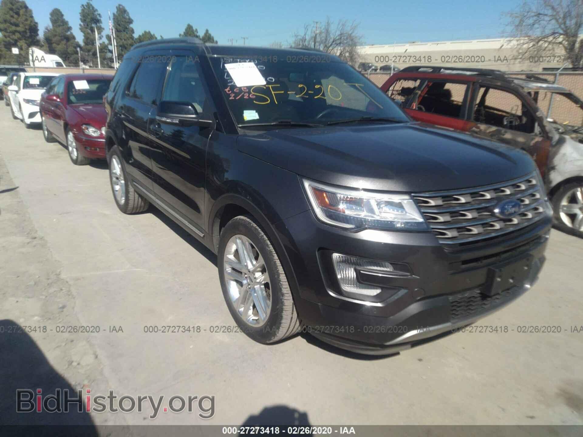 Фотография 1FM5K8D82GGC35012 - FORD EXPLORER 2016